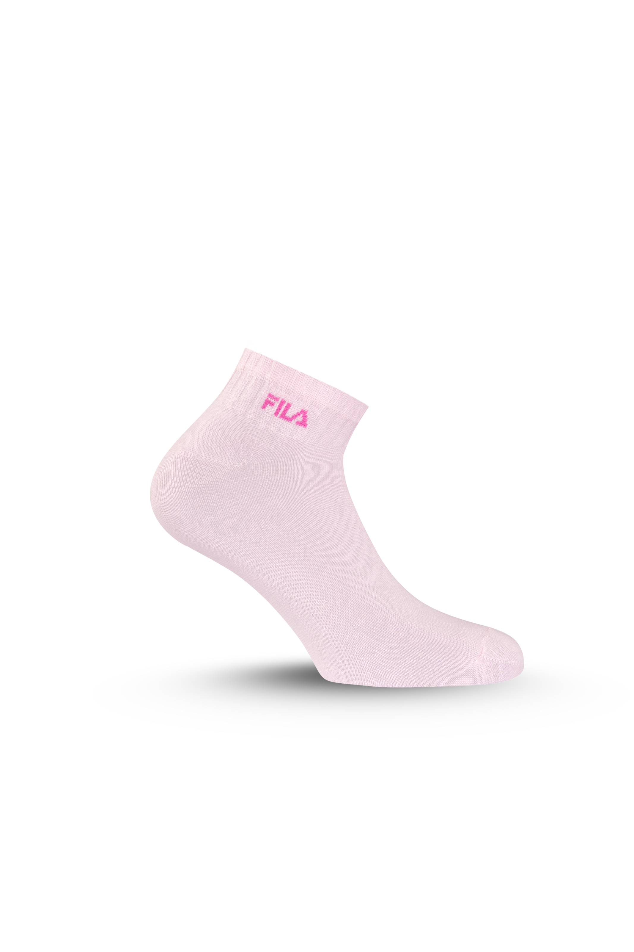 Fila Chaussettes courtes 6 Paar,  Cotton-Mix, Rippenbündchen, Logoschriftzug, Multipack