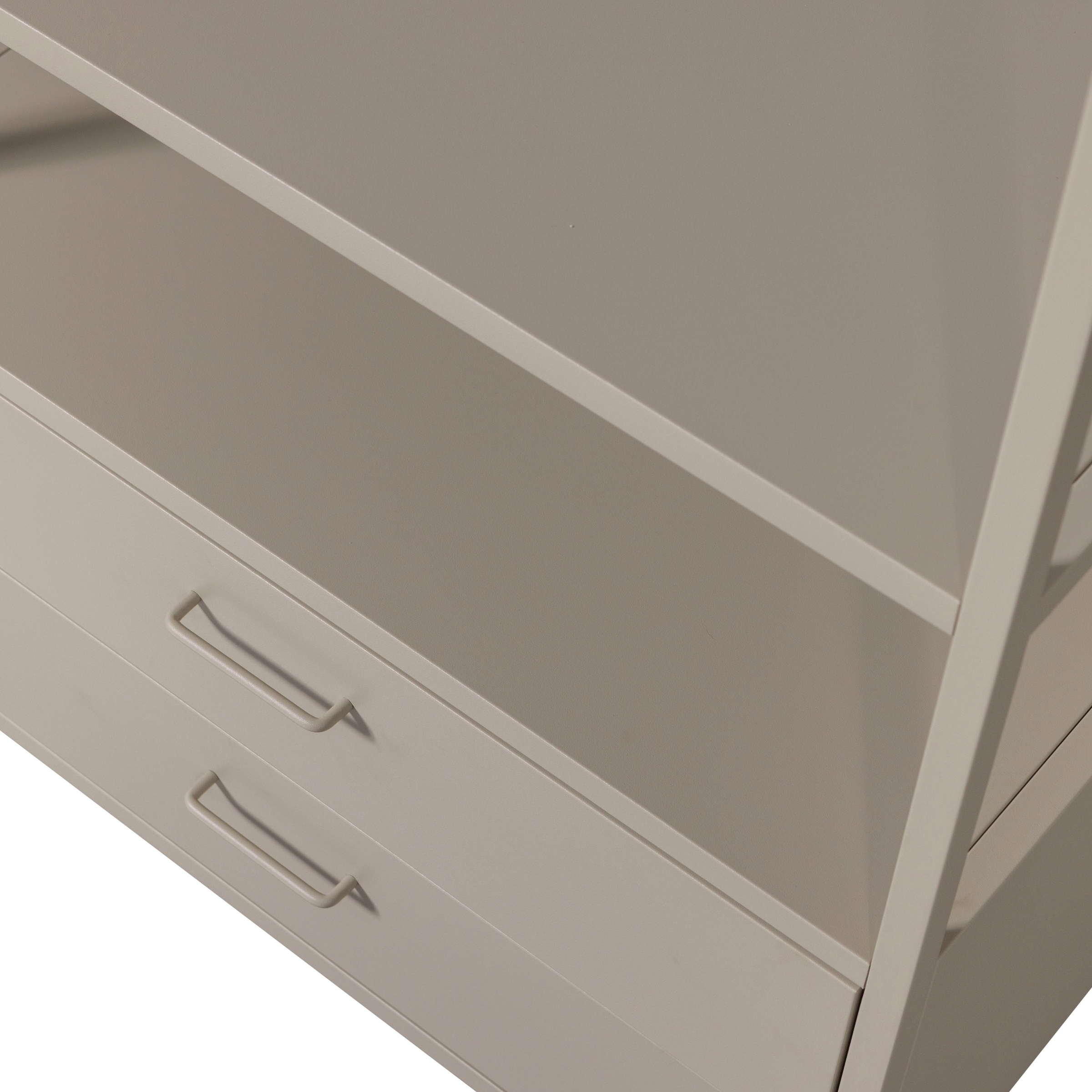 WOOOD Kompaktgarderobe »Ferris mit offenem Kleiderbereich und 2 Schubladen« Tragkraft je Schublade 14 kg, schmale Ausführung