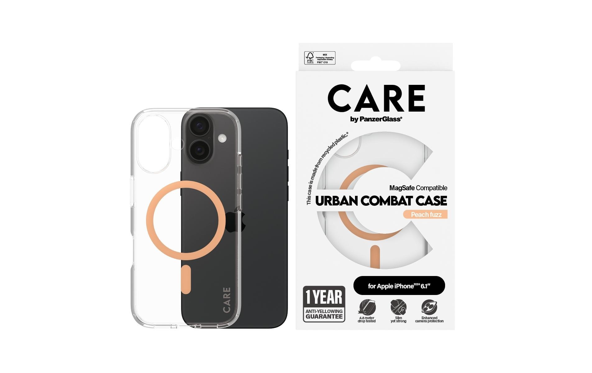 CARE by PanzerGlass Couverture arrière »Flagship iPhone 16«