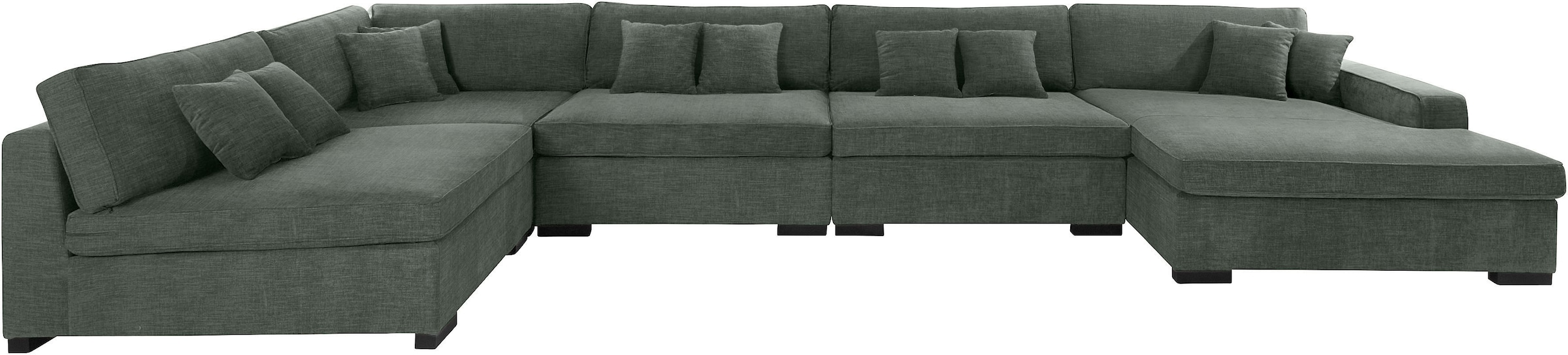 Guido Maria Kretschmer Home&Living Wohnlandschaft »Skara XXL U-Form«, Lounge-Sofa XXL mit Federkern-Polsterung, in vielen Bezugsvarianten
