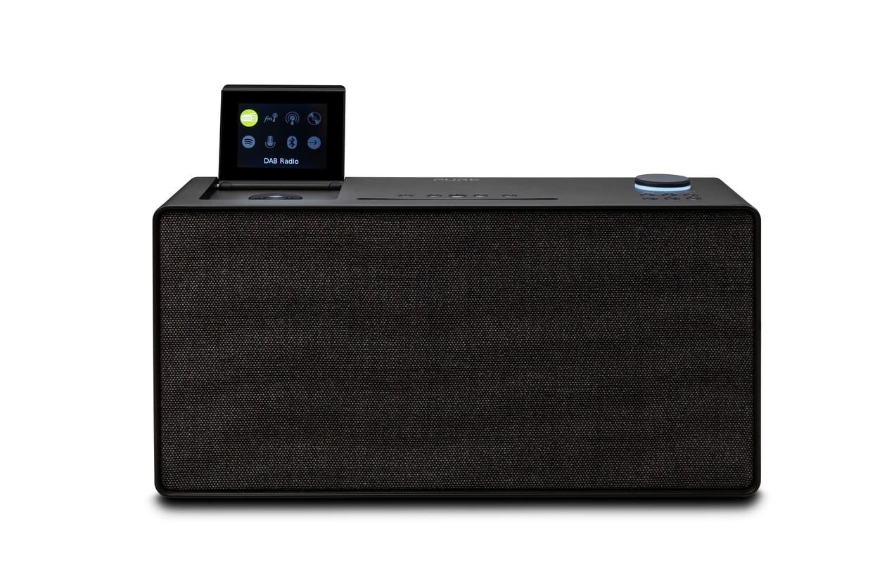 Pure Digitalradio (DAB+) »Evoke Home Coffee Black«, (Bluetooth-WLAN Digitalradio (DAB+)-FM-Tuner-Internetradio 100 W)