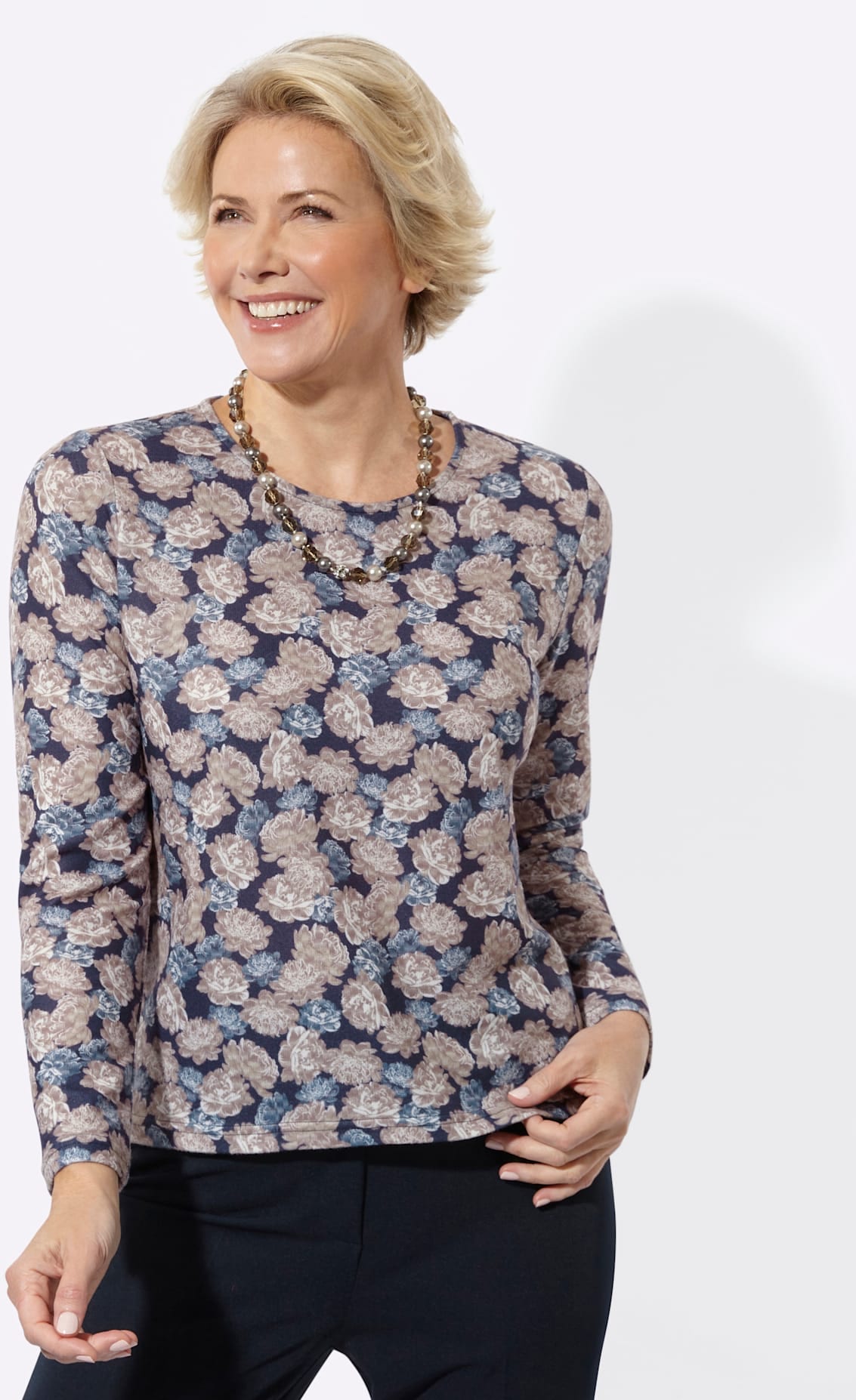 Image of Classic Langarmshirt "Rundhals-Shirt" 1