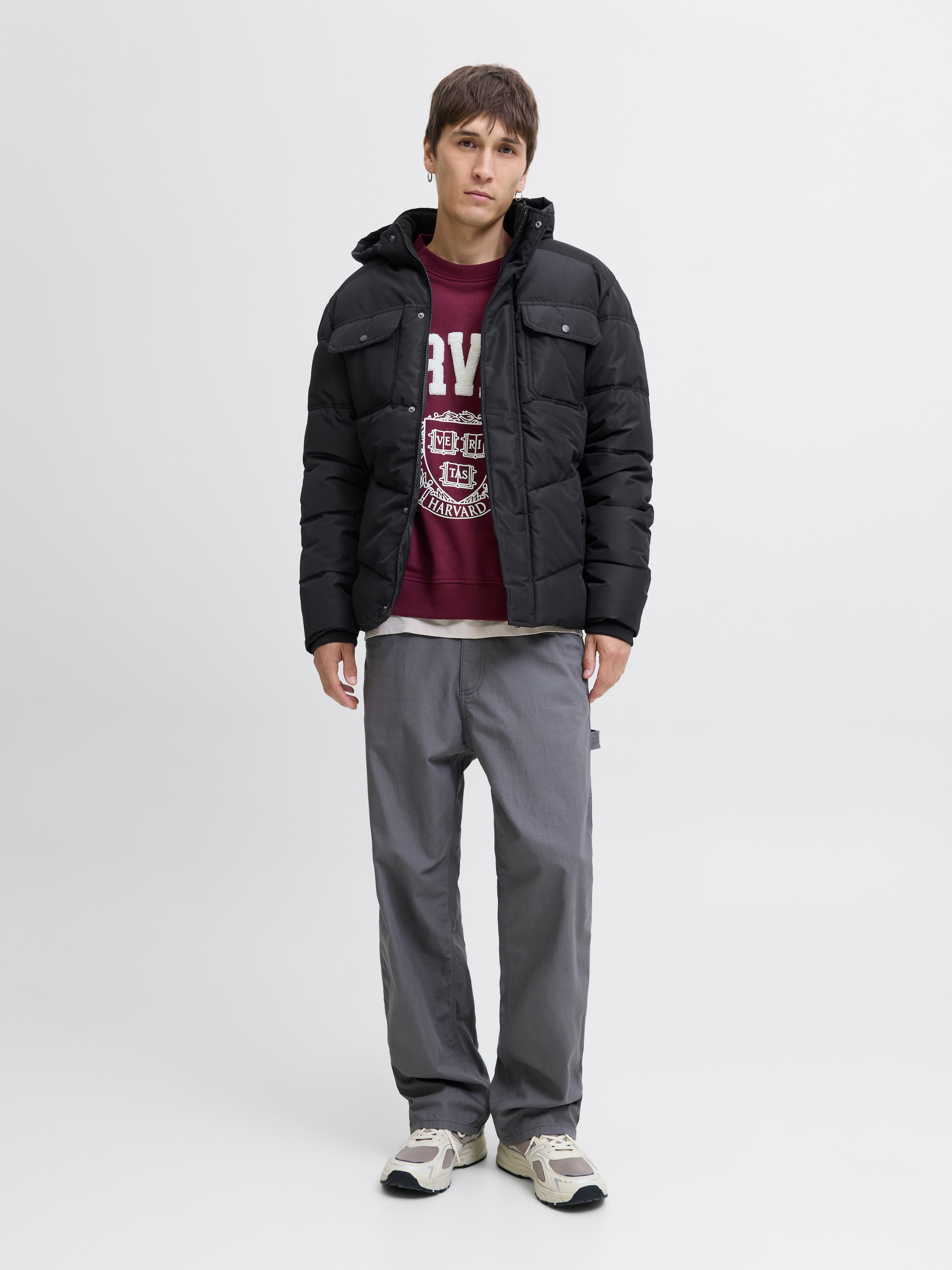 Jack & Jones Veste matelassée »JJMORGAN PUFFER JACKET« mit Kapuze