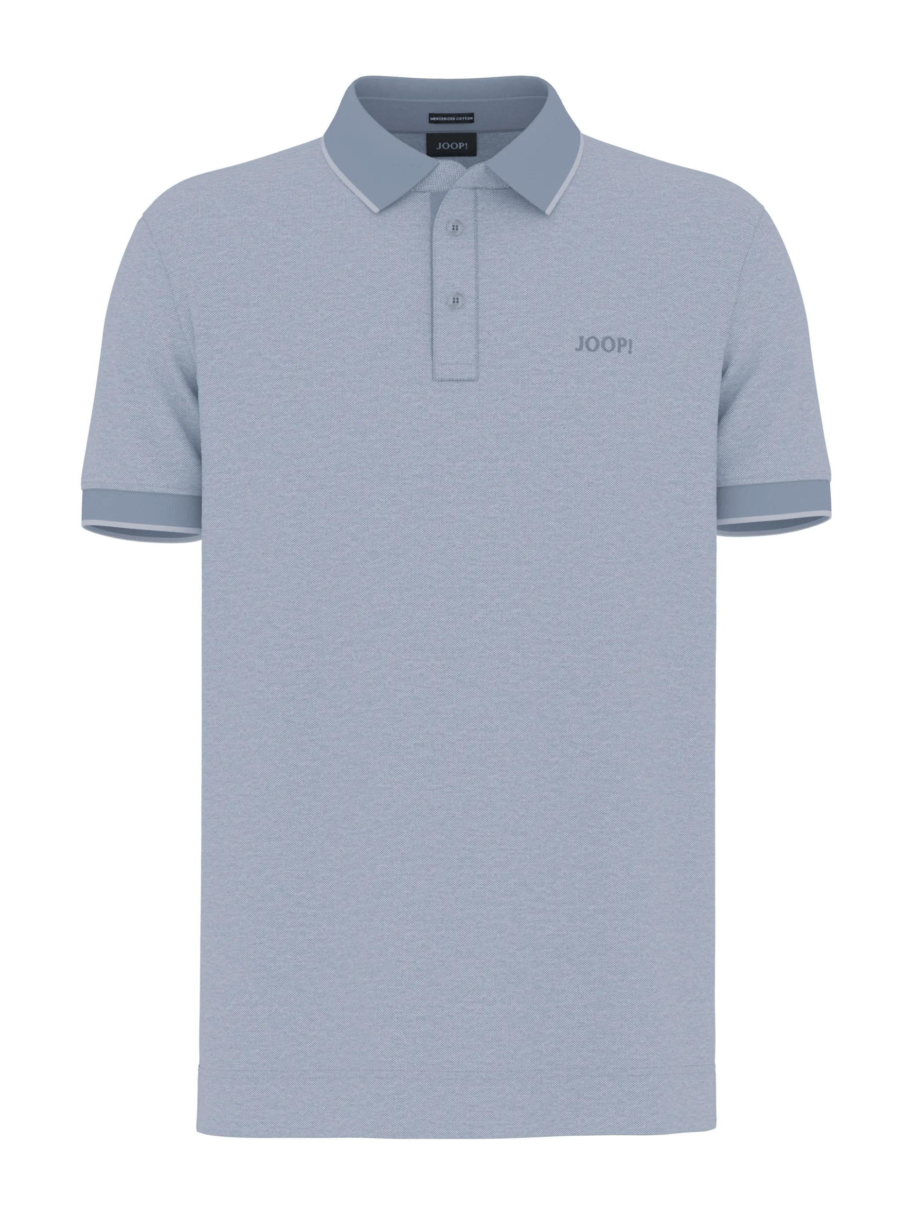 Image of JOOP Poloshirt "Percyco" kontrastive Elemente mit feinen Streifen