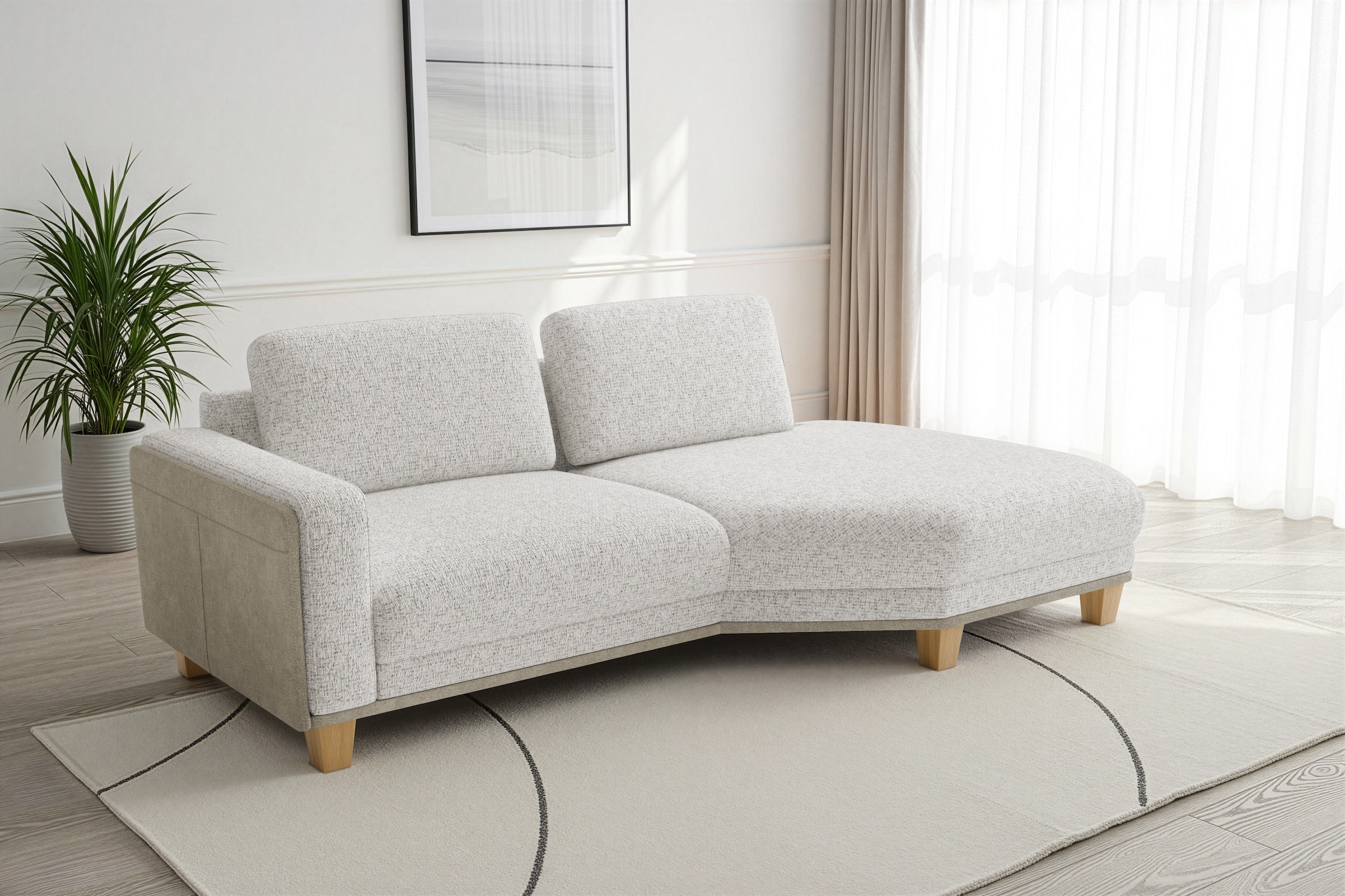 Image of sit&more Ecksofa "Concept" Modernes Sofa in drei Fussfarben zur Auswahl