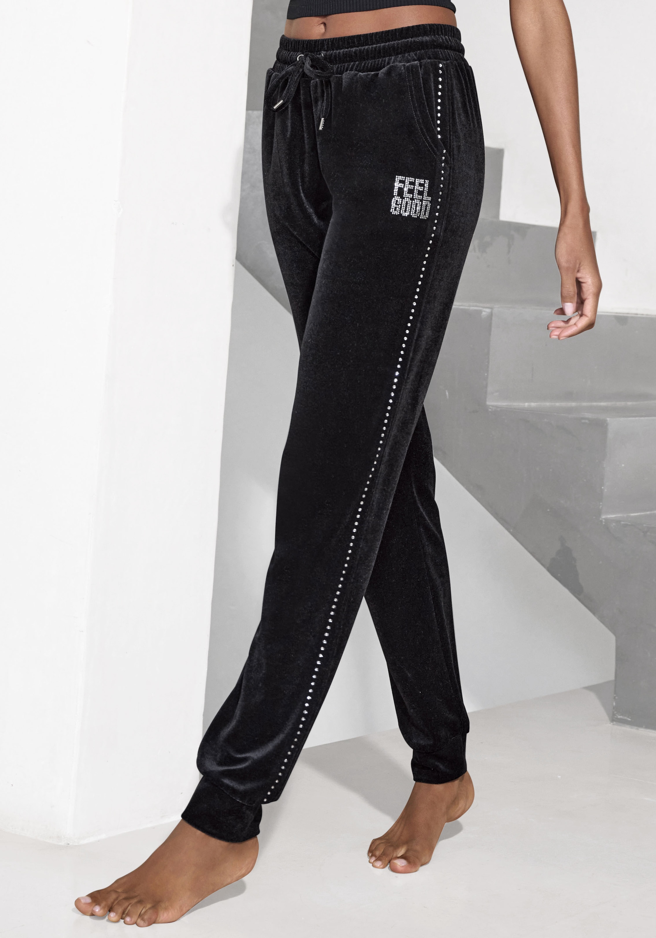 Image of Vivance Nickihose mit Glitzerdruck