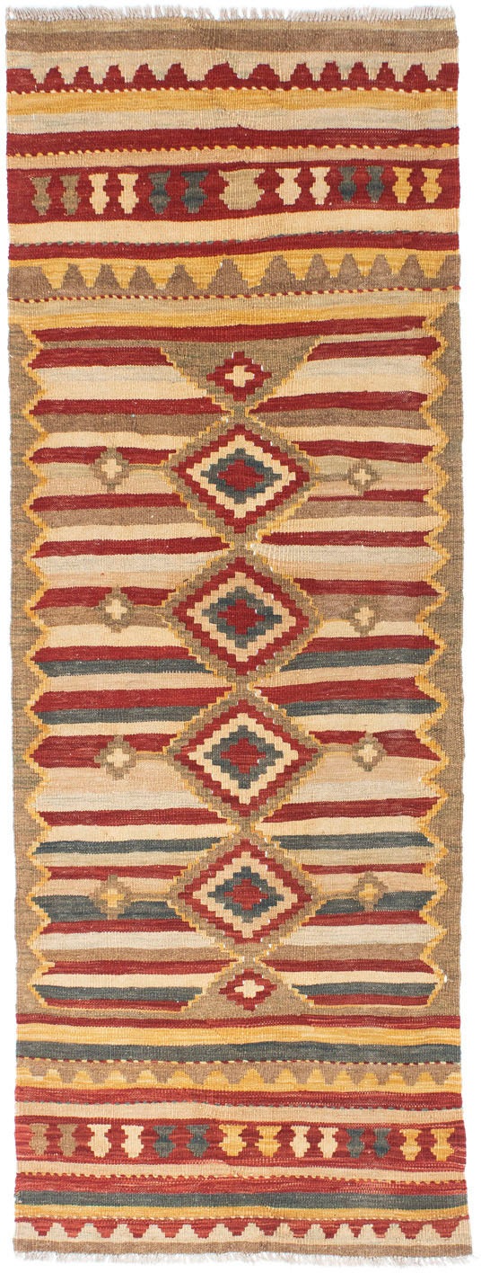 Image of morgenland Läufer »Kelim Streifen Multicolore 204 x 73 cm«, rechteckig, 0,4 mm Höhe, Kurzflor bei Ackermann Versand Schweiz