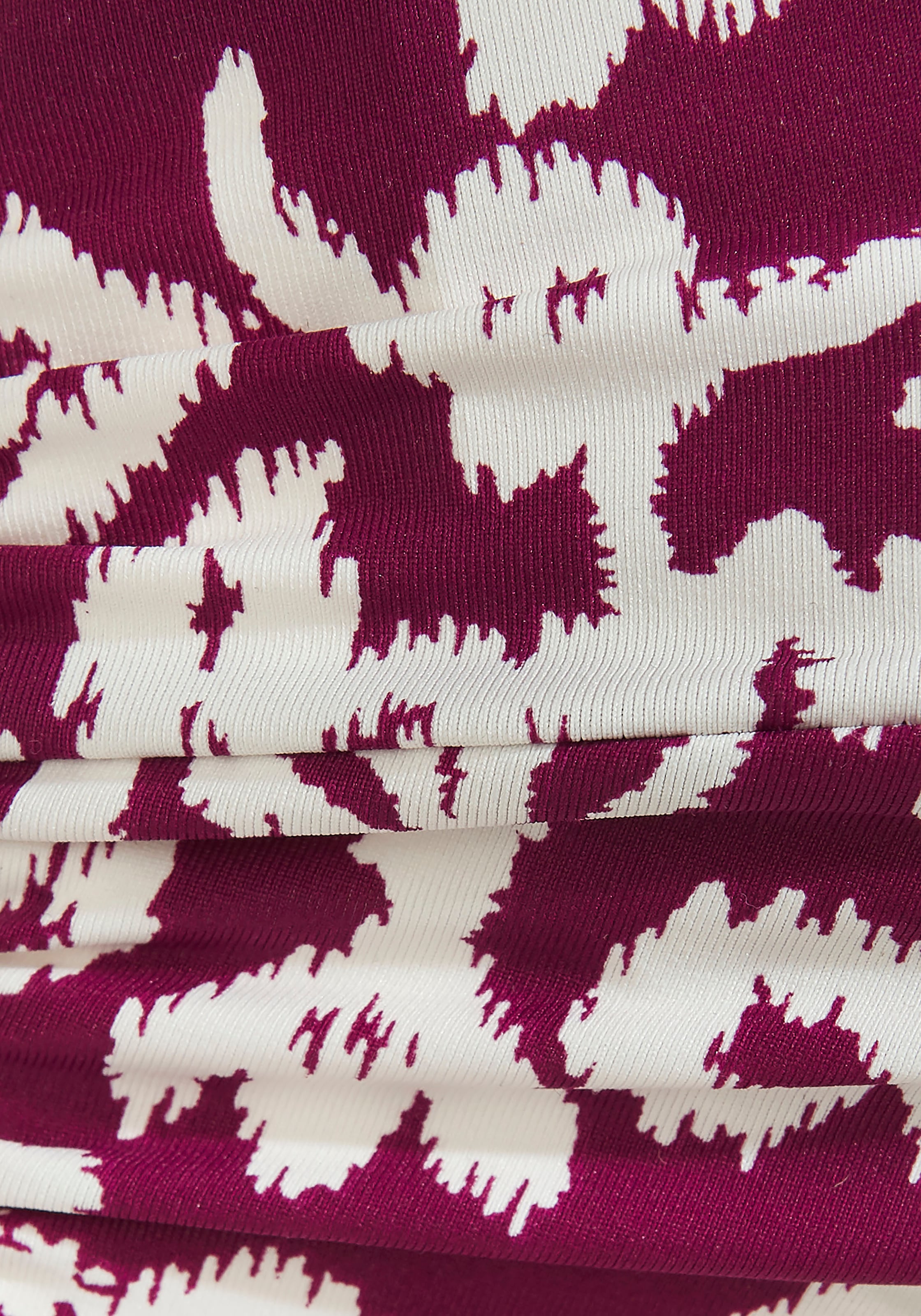 LASCANA Bügel-Bandeau-Bikini-Top »Piper«, mit auffälligem Alloverprint