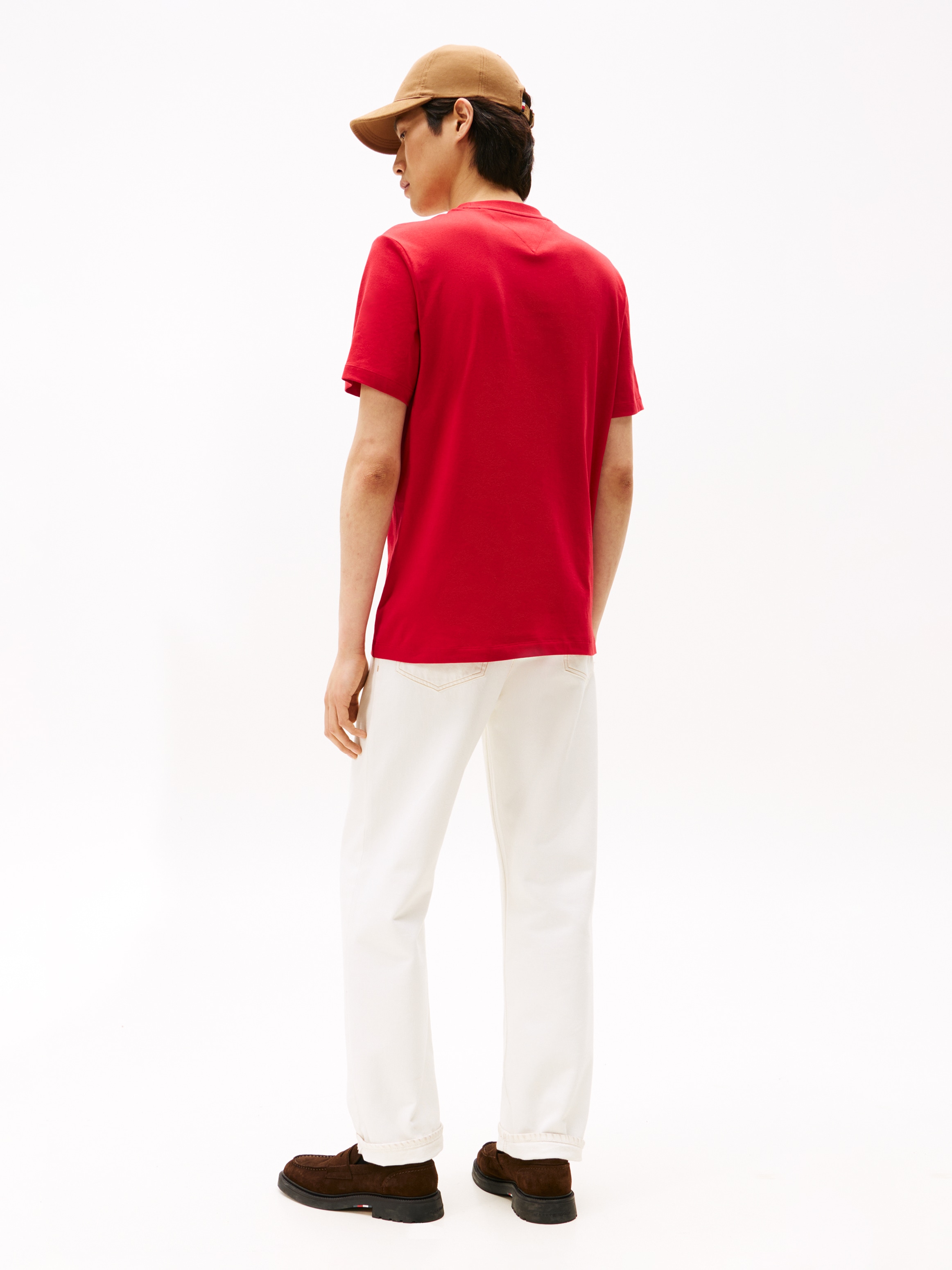 Tommy Hilfiger T-Shirt »HILFIGER STACK GRAPHIC TEE« Regular fit mit Rundhalsausschnitt