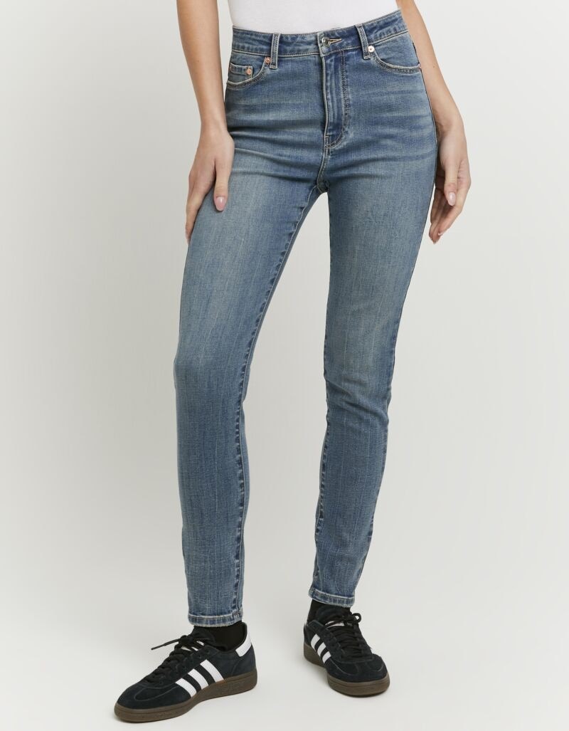 Image of Tally Weijl High-waist-Jeans "SPADESMART2" mit engem Beinverlauf und hoher Leibhöhe