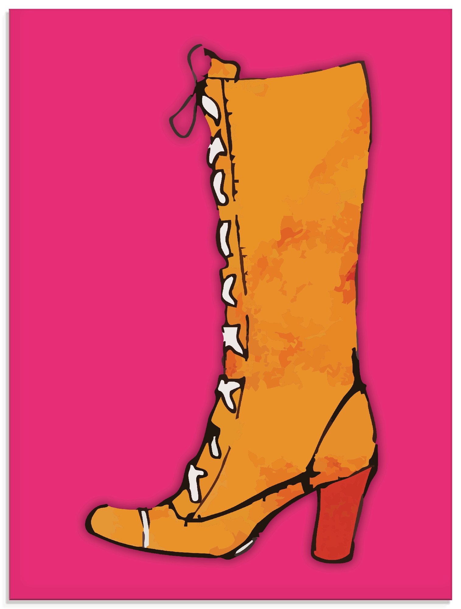 Artland Glasbild "Stiefel" Fashion 1 Stk. tlg. in verschiedenen Grössen