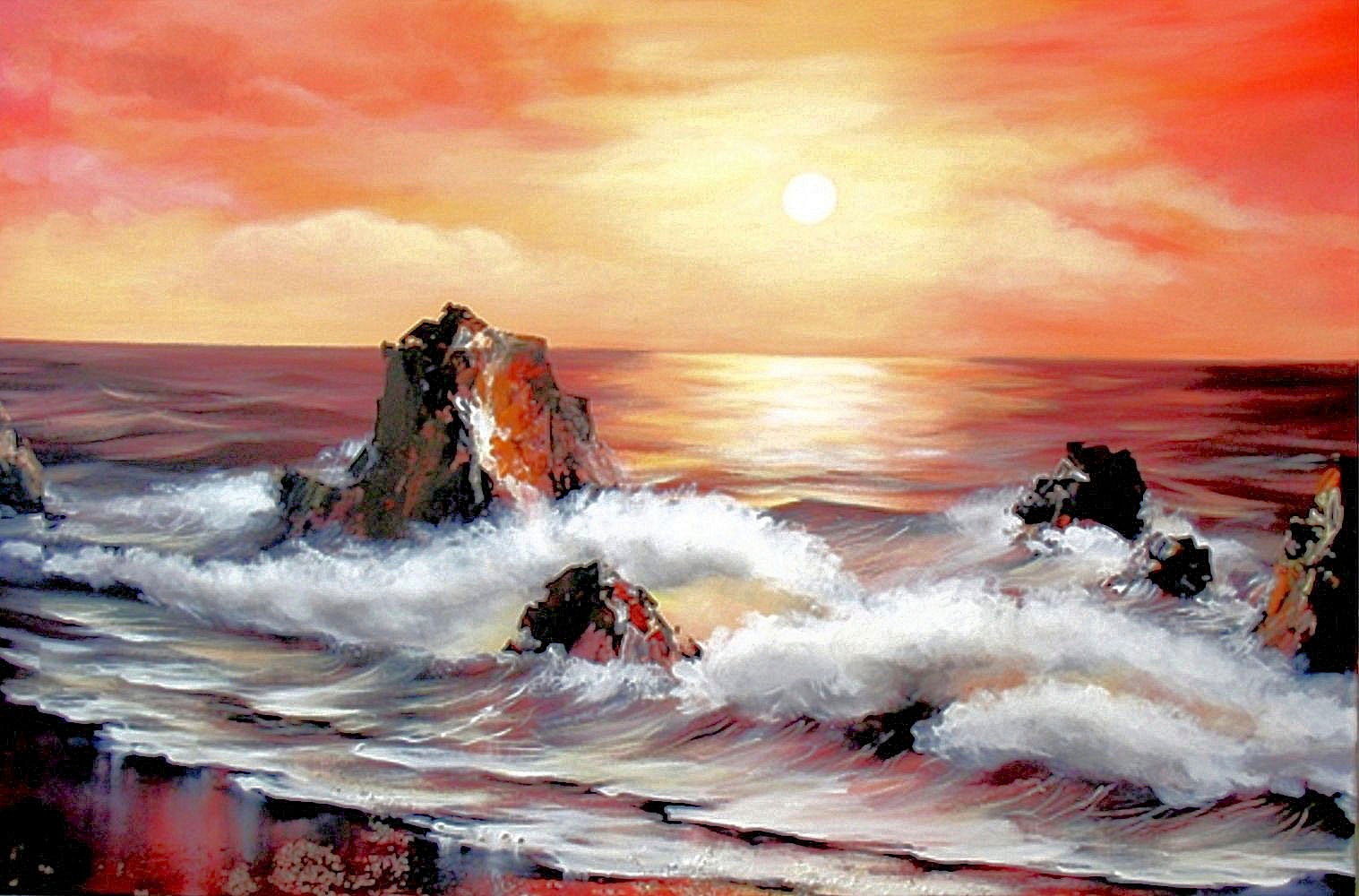 Image of my home Kunstdruck »KOSCHKINA / Brandung«, (1 St.) bei Ackermann Versand Schweiz