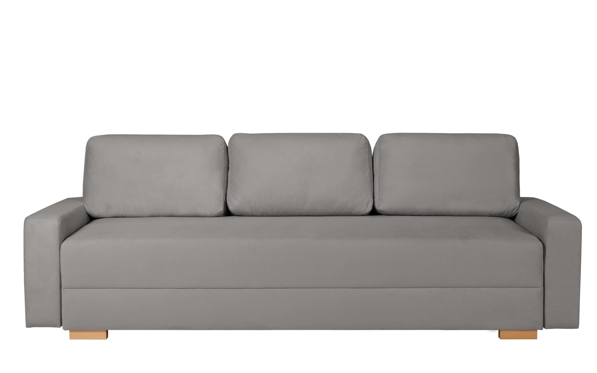 INOSIGN 3-places »SHERIDIAN Schlafsofa mit Bettkasten, in Feincord & Velvet« mit Wellenunterfederung, moderne Bezüge, B/H/T 225/94/80