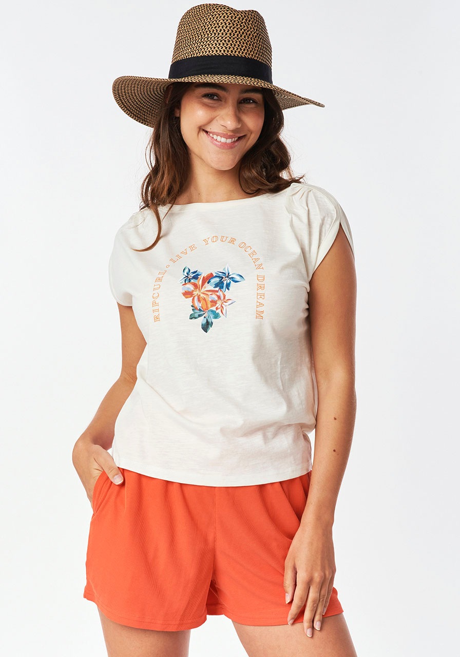 Image of Rip Curl T-Shirt »ON THE COAST CLOCHE TEE« bei Ackermann Versand Schweiz