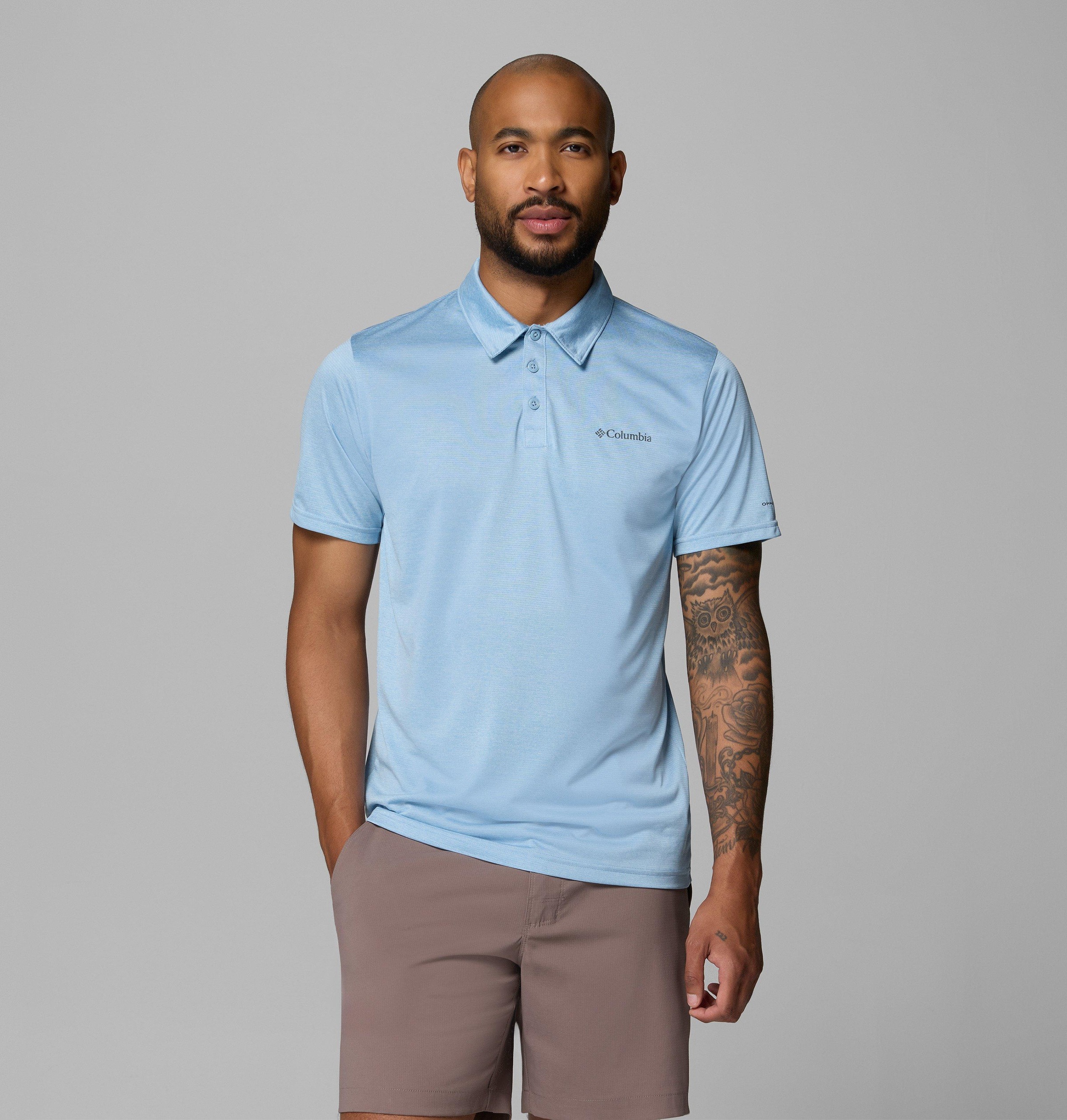 Image of Columbia Poloshirt lockere Passform, Kurzarm, für Wanderungen und aktive Freizeit