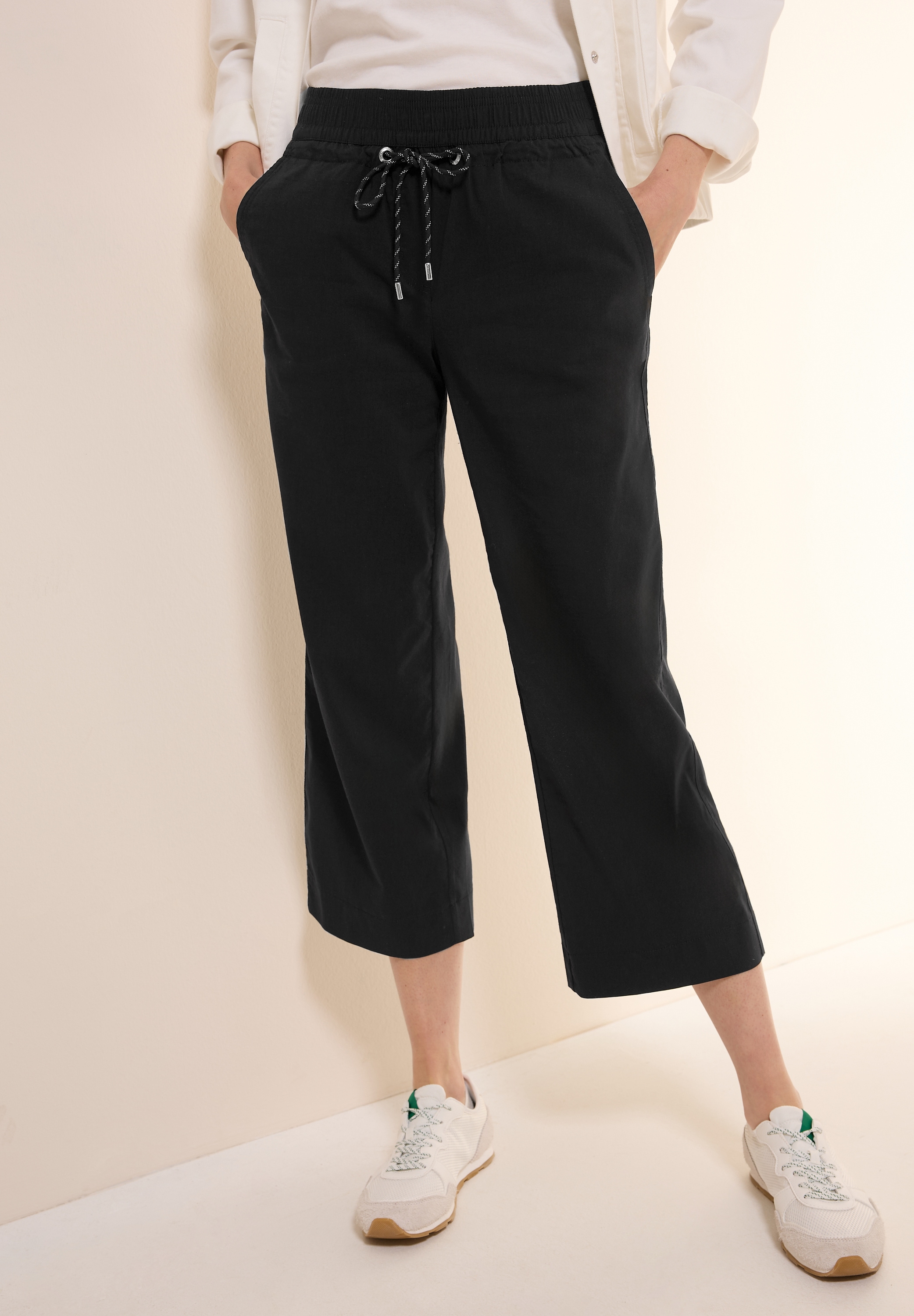 Cecil Stoffhose »Style Neele«, mit elastischem Bund und Tunnelzug
