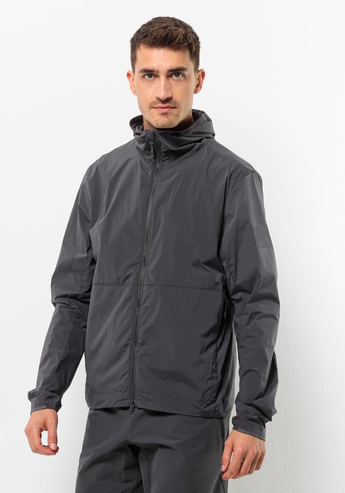 Image of Jack Wolfskin Fahrradjacke "BIKE COMMUTE WIND JKT M" mit Kapuze