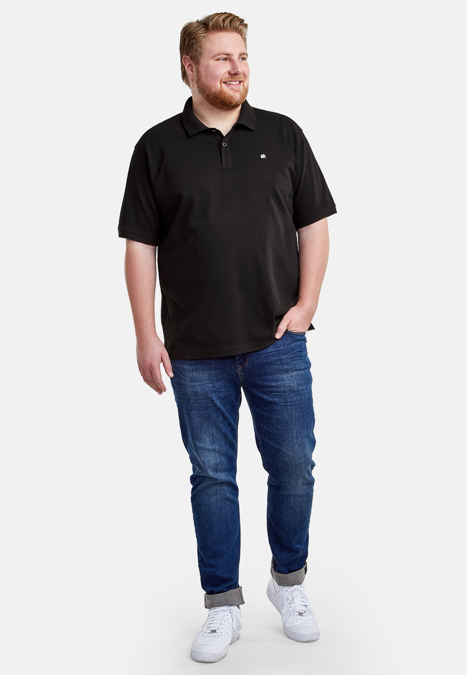 Image of LERROS Poloshirt "Klassisches Herren Poloshirt in grossen Grössen aus Baumwoll-Piqué"