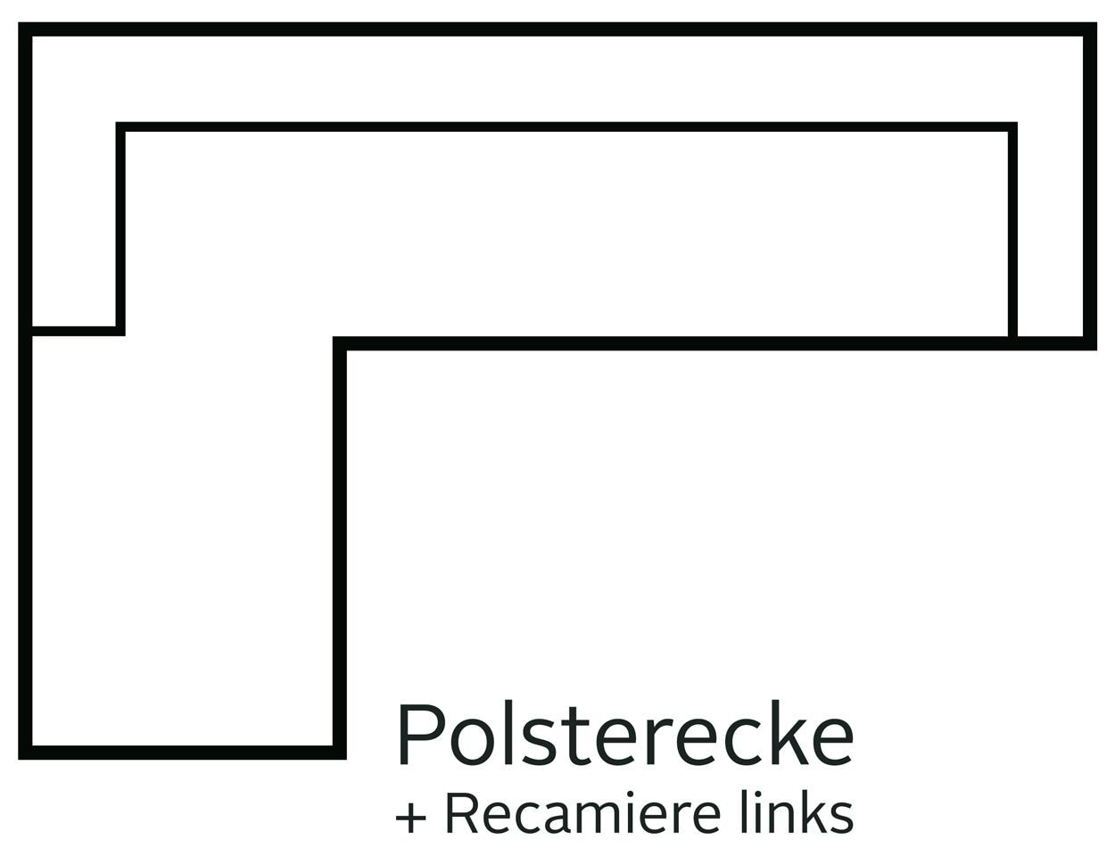 Home affaire Ecksofa »Lasse L-Form«, im scandinavischen Stil mit Holzfüssen