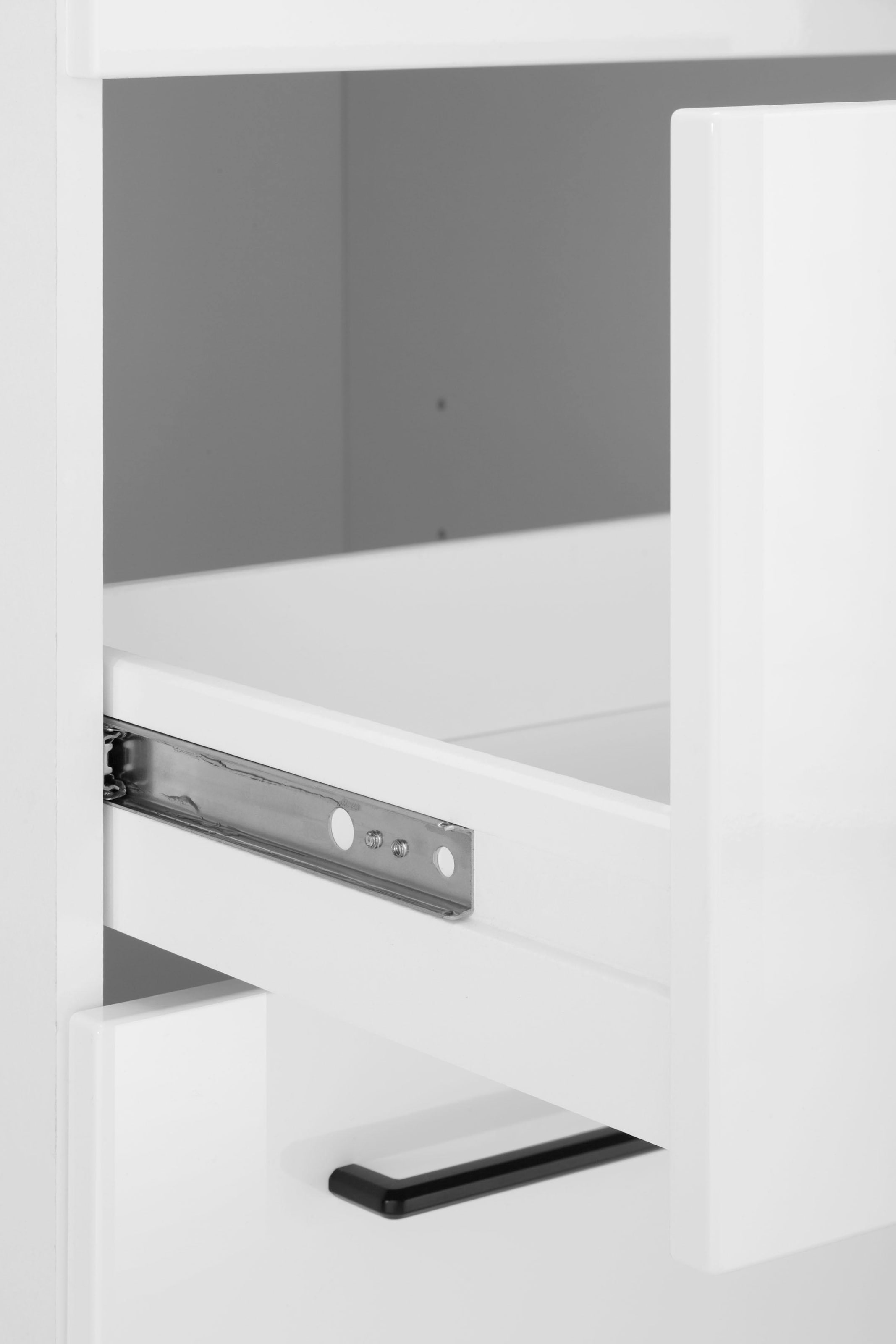 KOCHSTATION Unterschrank »KS-Tulsa«, 50 cm breit, 1 Schubkasten, 2 grosse Auszüge, Metallgriff, MDF Front