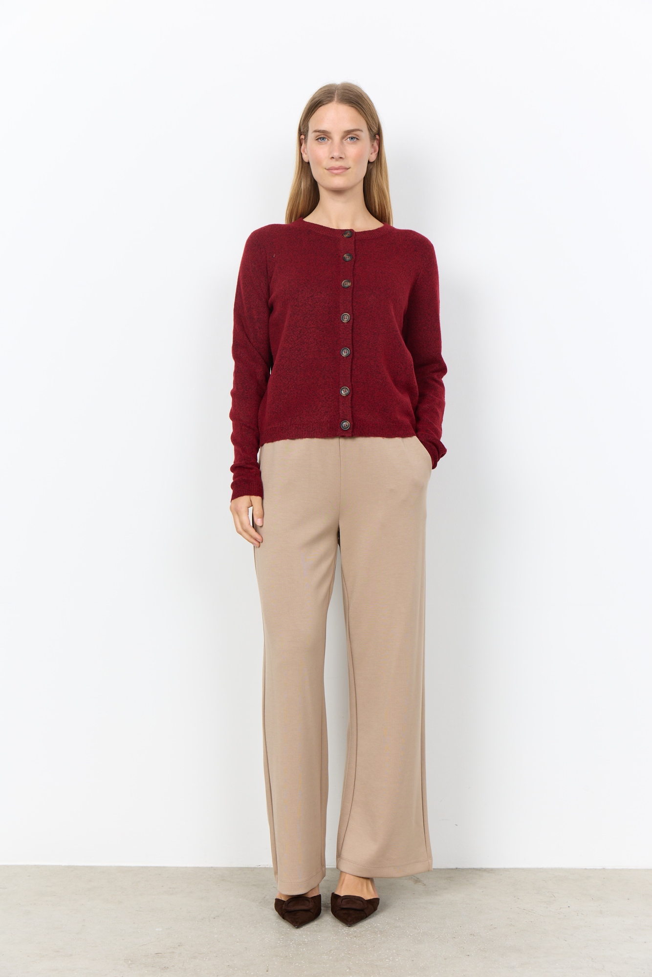 soyaconcept Veste en tricot »SC-ORLEAN 2« mélange de matériaux