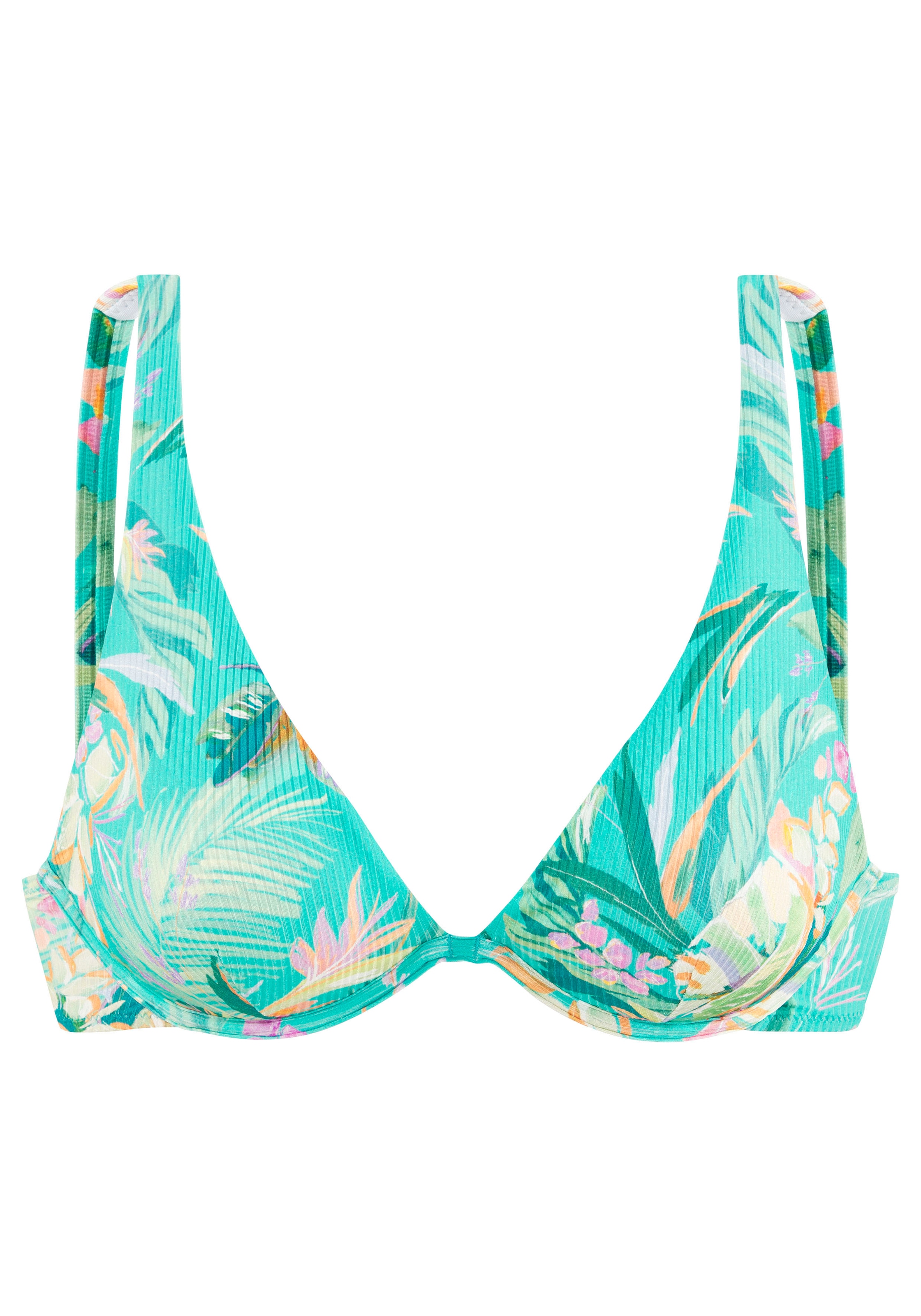 Venice Beach Bügel-Bikini-Top »Sandra«, in modischer, leicht glänzender Rippware