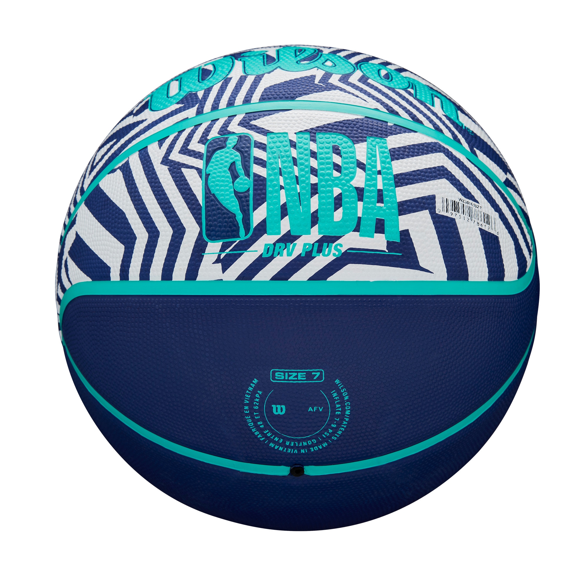 Wilson Basketball »NBA DRV PLUS DAZZLE CAMO MINT« für Erwachsene, aus Gummi, mit griffiger Oberfläche