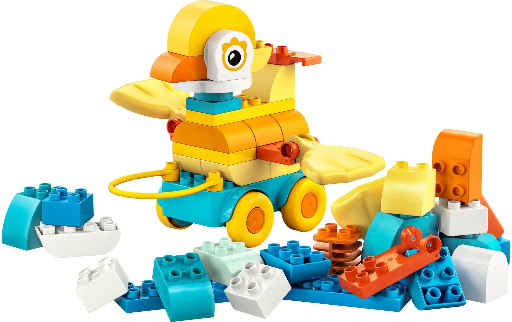 LEGO® Spielbausteine »DUPLO® Tiere auf Rädern 3-in-1-Set 10448«, (58 St.)