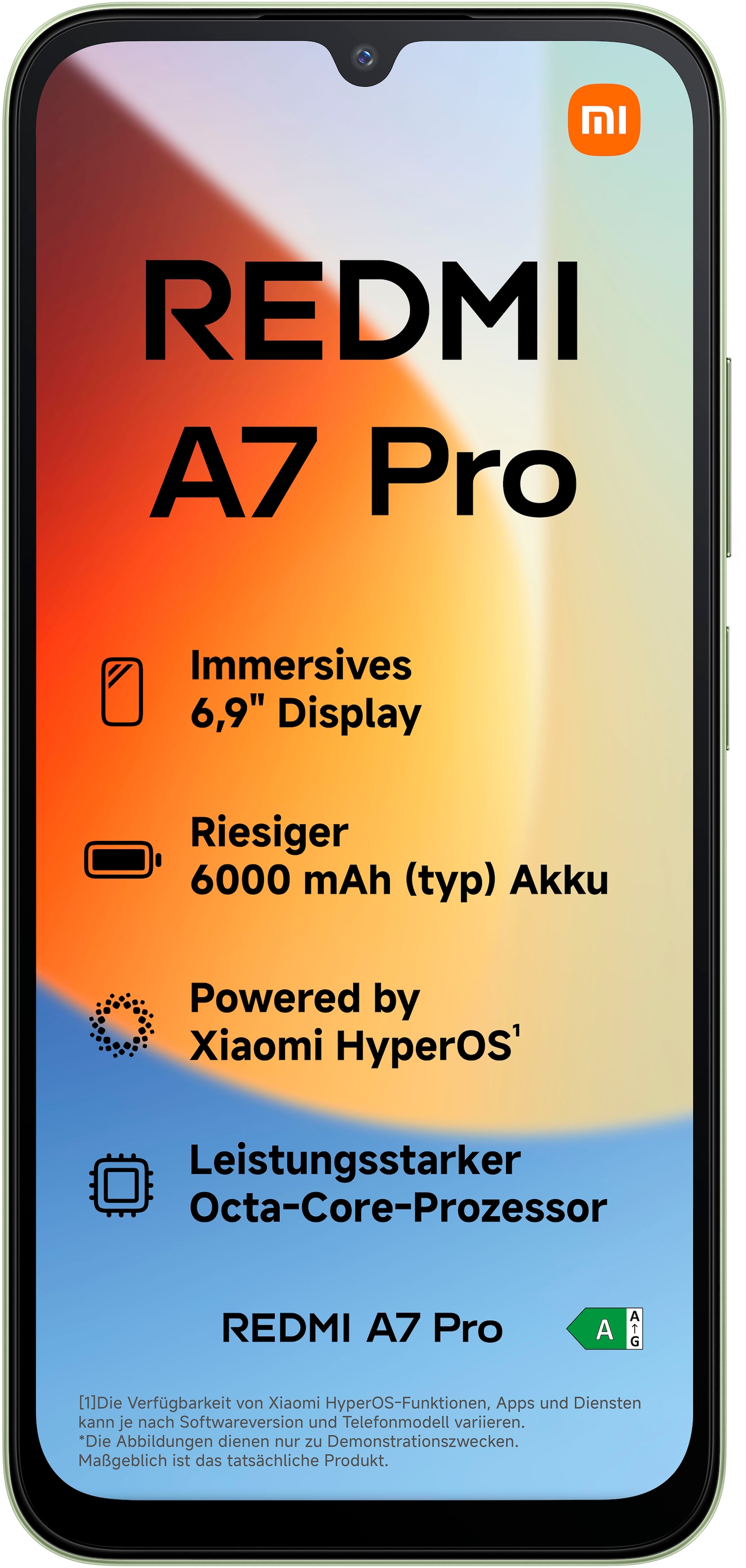 Xiaomi Smartphone »REDMI A7 Pro 4G 4+128GB« Palm Green