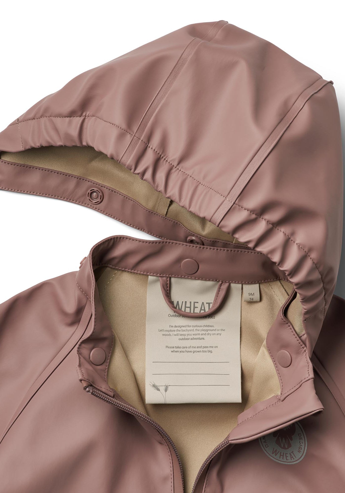 WHEAT Outdoorjacke »Rainwear Chardy Jacket«, mit Kapuze, wasserdicht