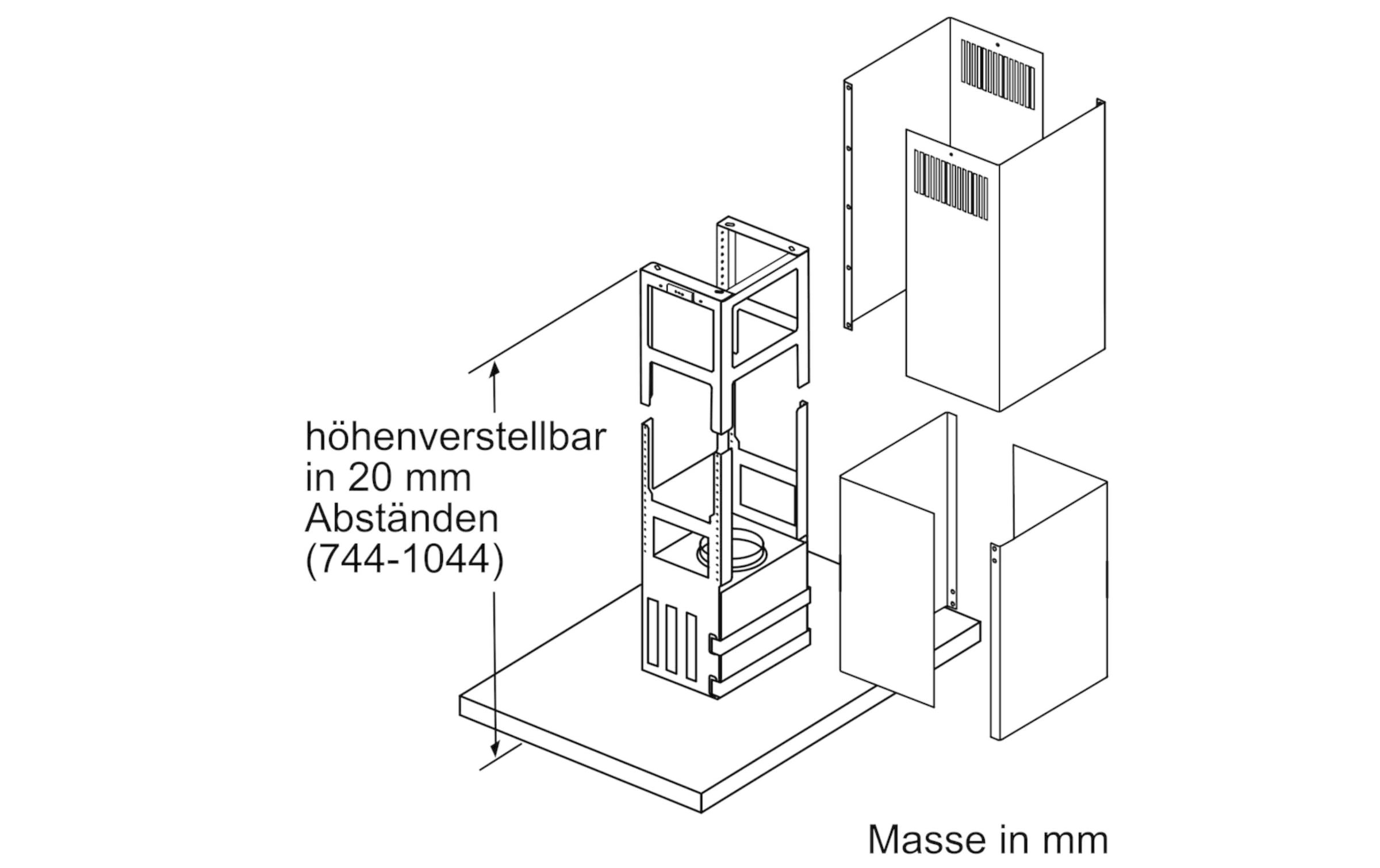 SIEMENS Inselhaube »LF91BUV50 3 Stufen«