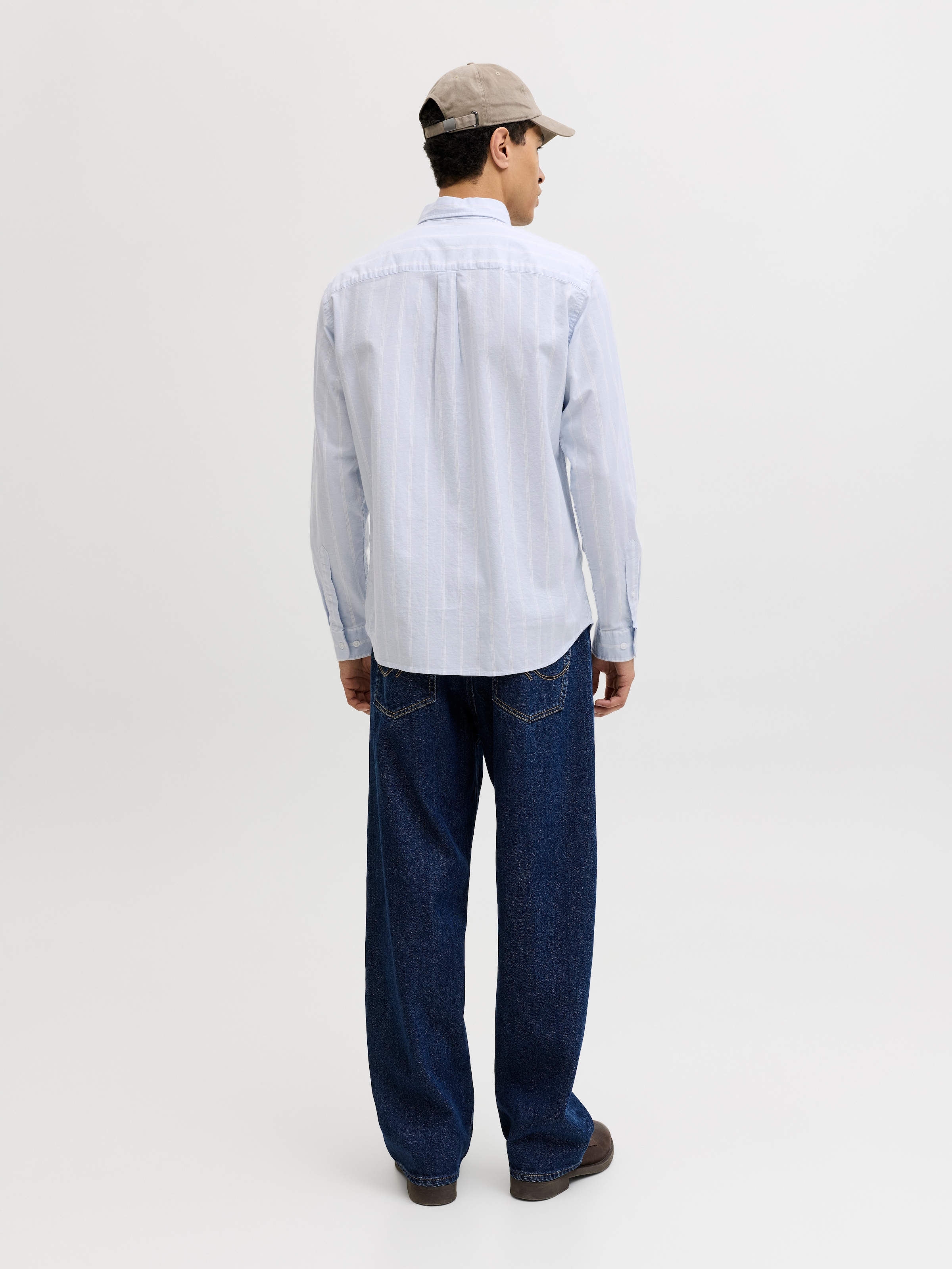 Jack & Jones Chemise à manches longues »JPRBLUHARVEY OXFORD L/S SHIRT SN« coton, coupe régulière