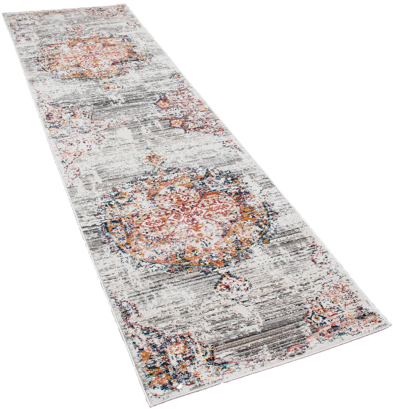 Image of Paco Home Läufer »Herbete 733«, rechteckig, 8 mm Höhe, Teppich-Läufer, Kurzflor, Orient-Optik, Vintage Design, ideal im Flur & Schlafzimmer bei Ackermann Versand Schweiz