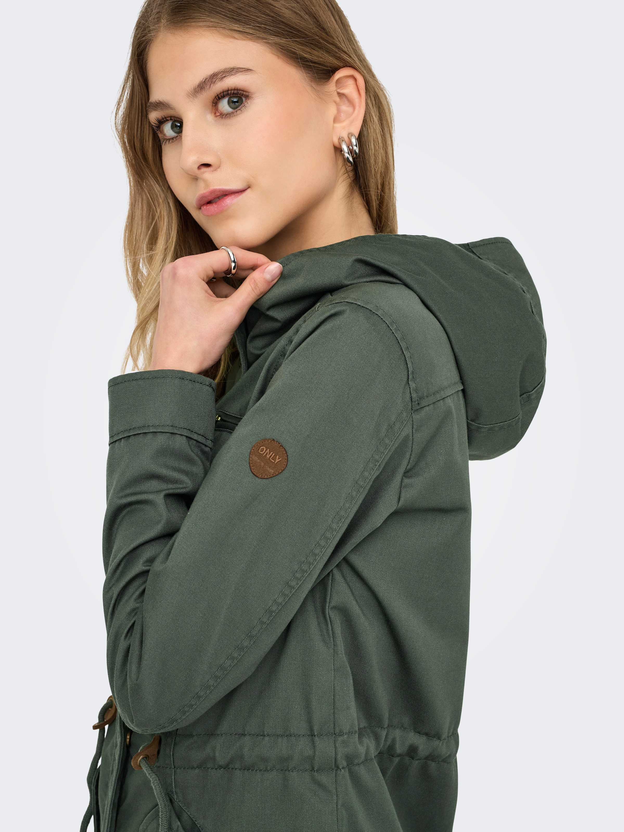 ONLY Parka »ONLLORCA CANVAS PARKA CC OTW«, mit Kapuze, mit Kapuze