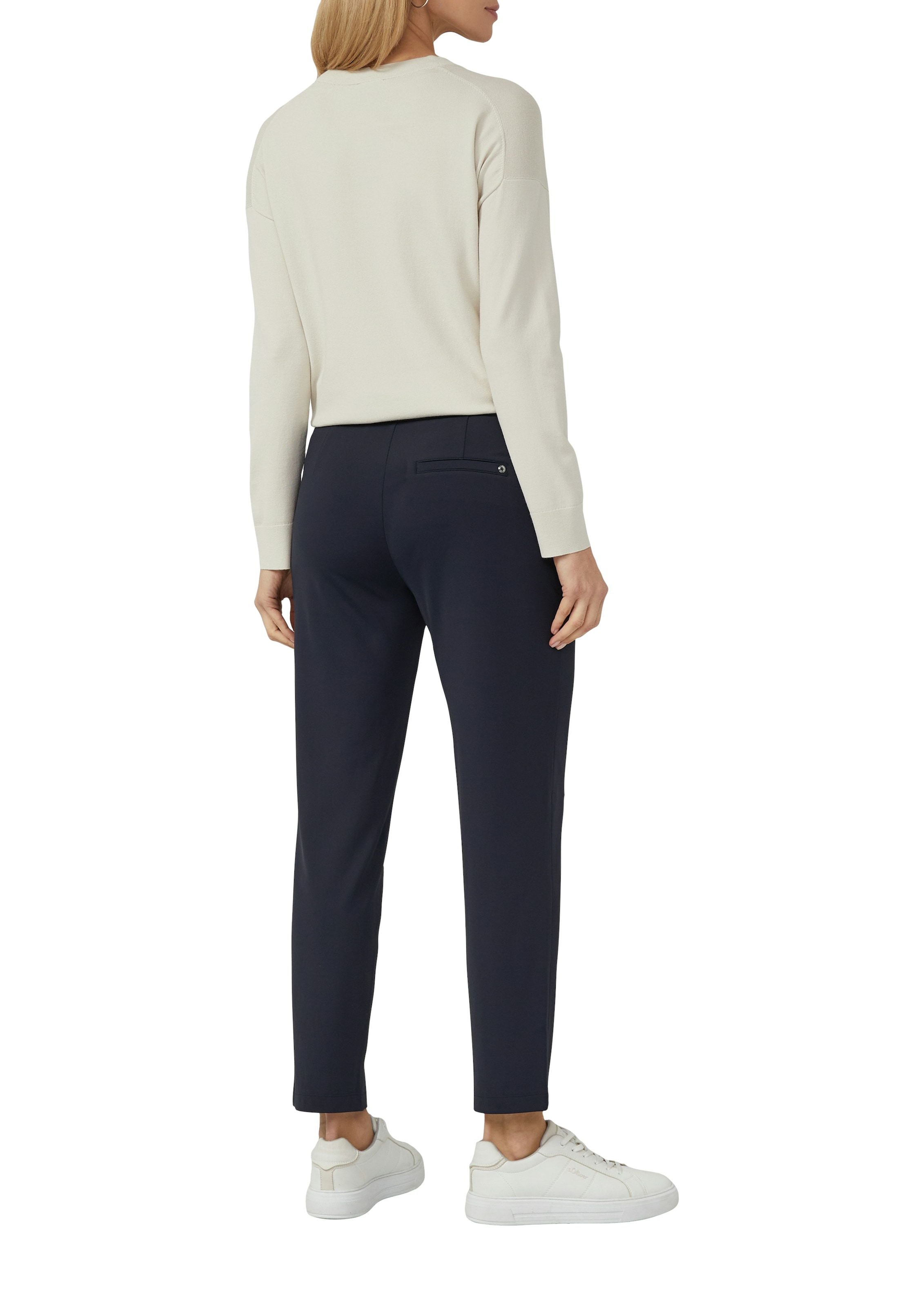 s.Oliver BLACK LABEL Pantalon en tissu  mit Kordelzug