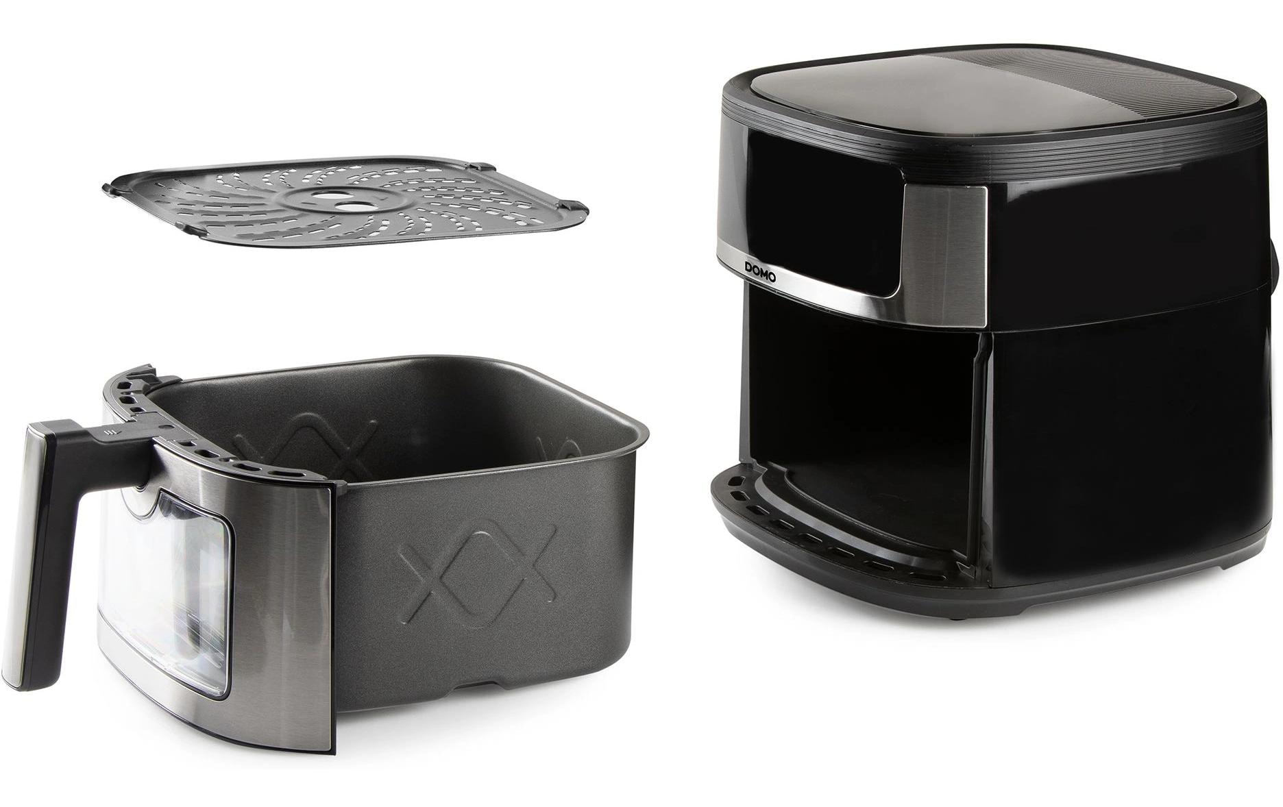 Domo Heissluftfritteuse »DO548FR 6 l« 1500 W Heissuftfritteuse mit Sichtfenster