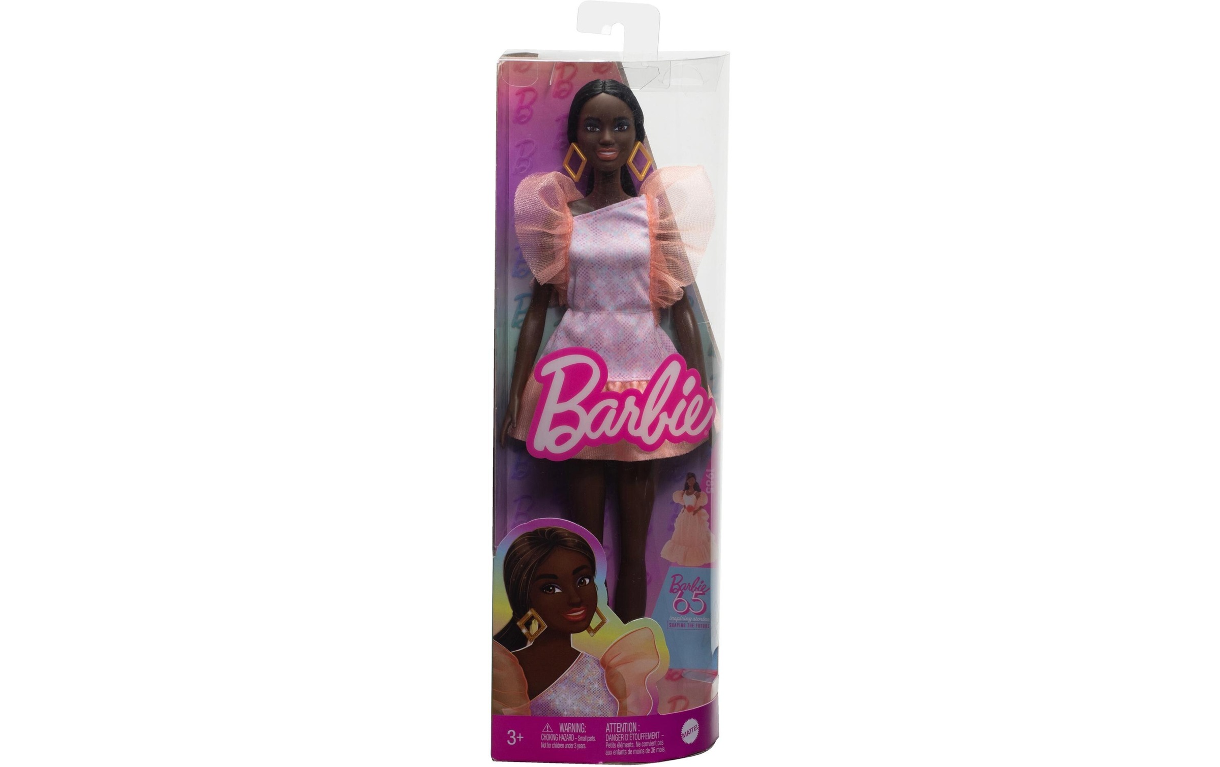 Barbie Anziehpuppe »Fashionista Peach Puffy Dress«