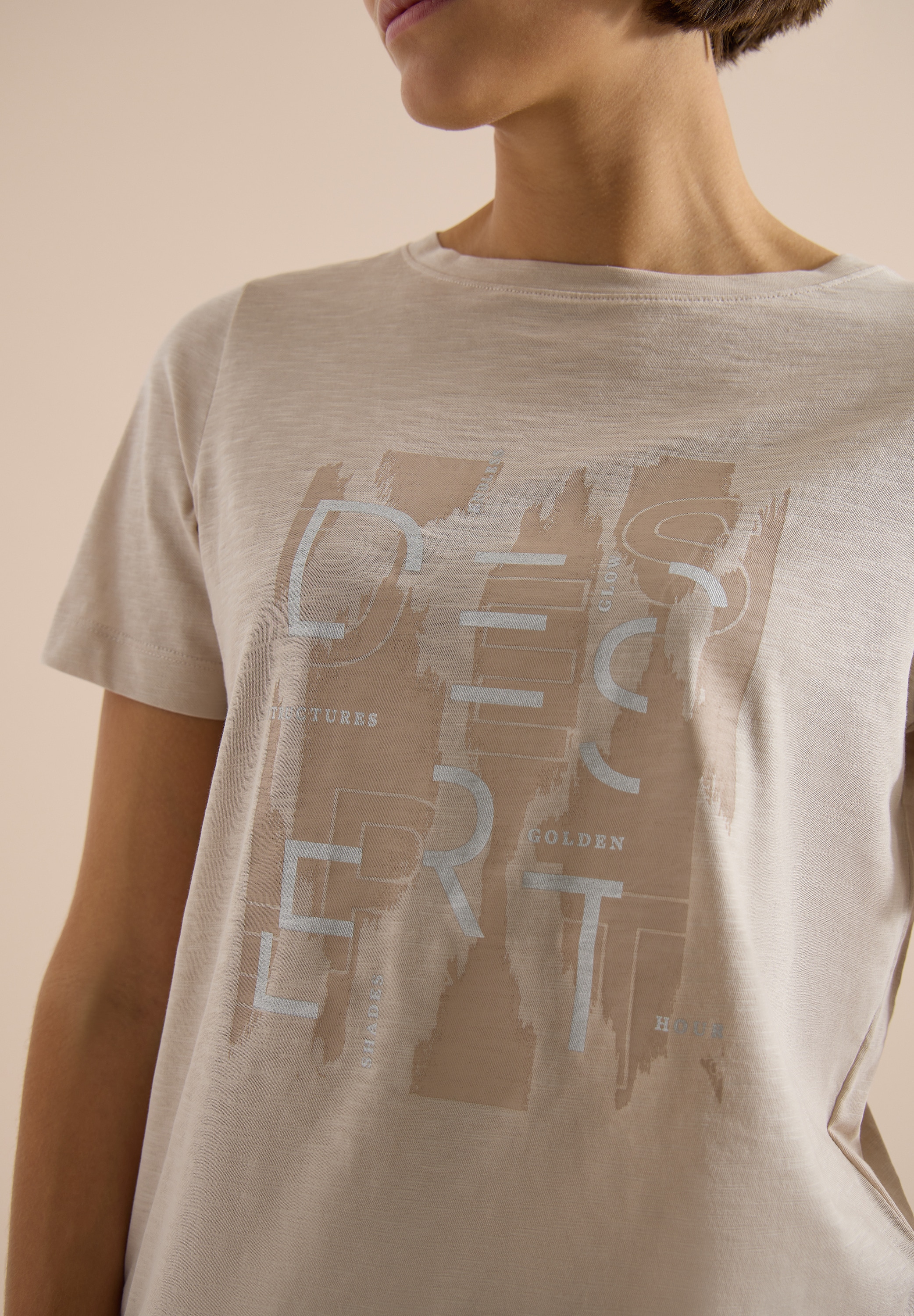 Cecil T-shirt à manches courtes T-shirt d'été avec imprimé