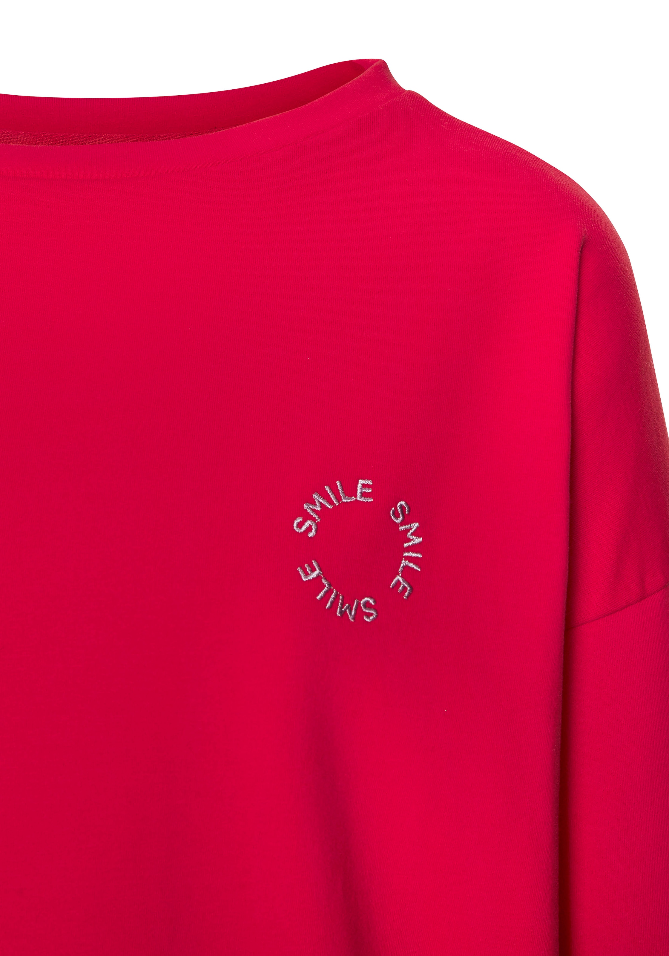 LASCANA Sweatshirt, mit kleinen Stickereien