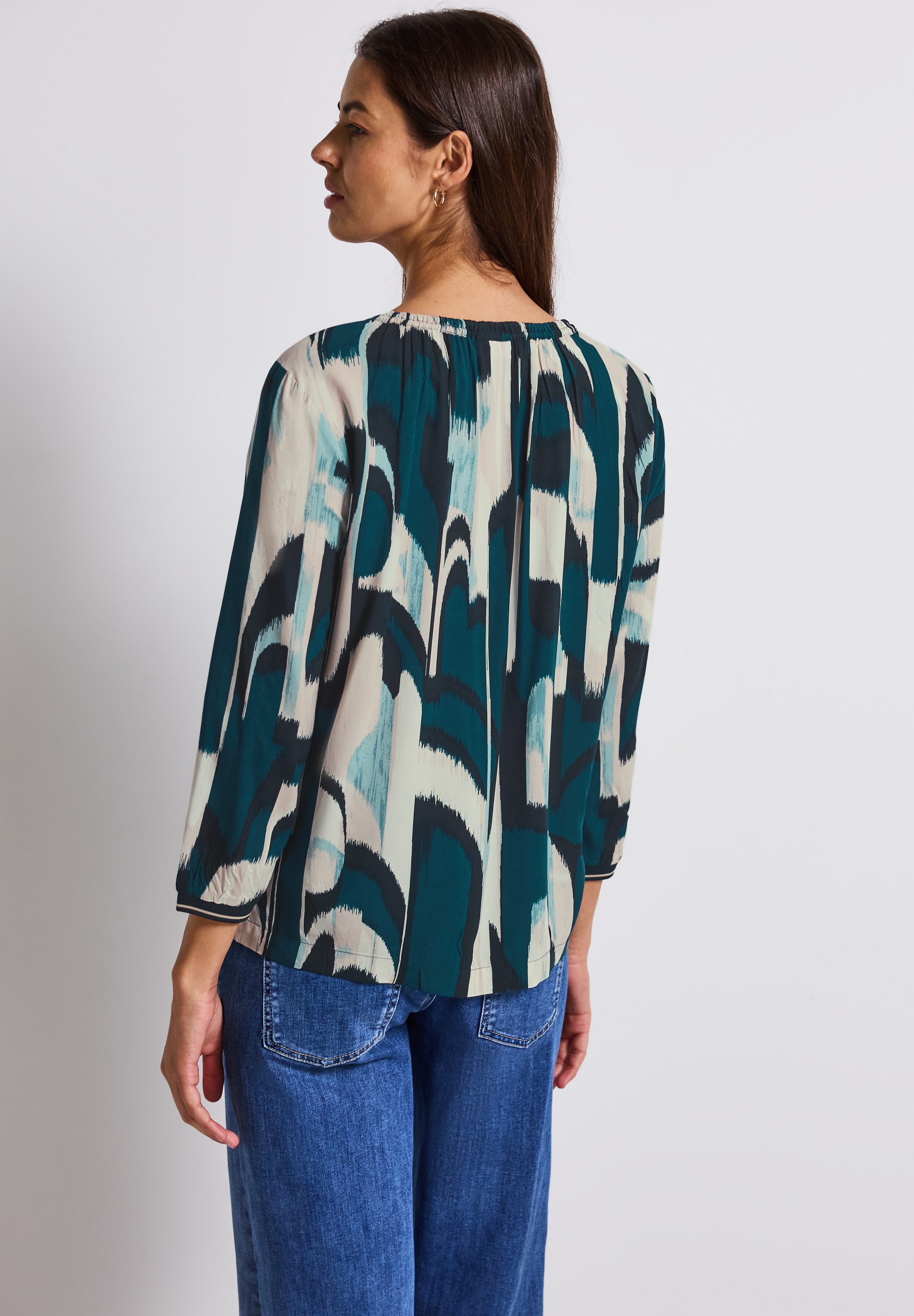 STREET ONE Shirtbluse, 3/4 -Arm mit grafischem Muster