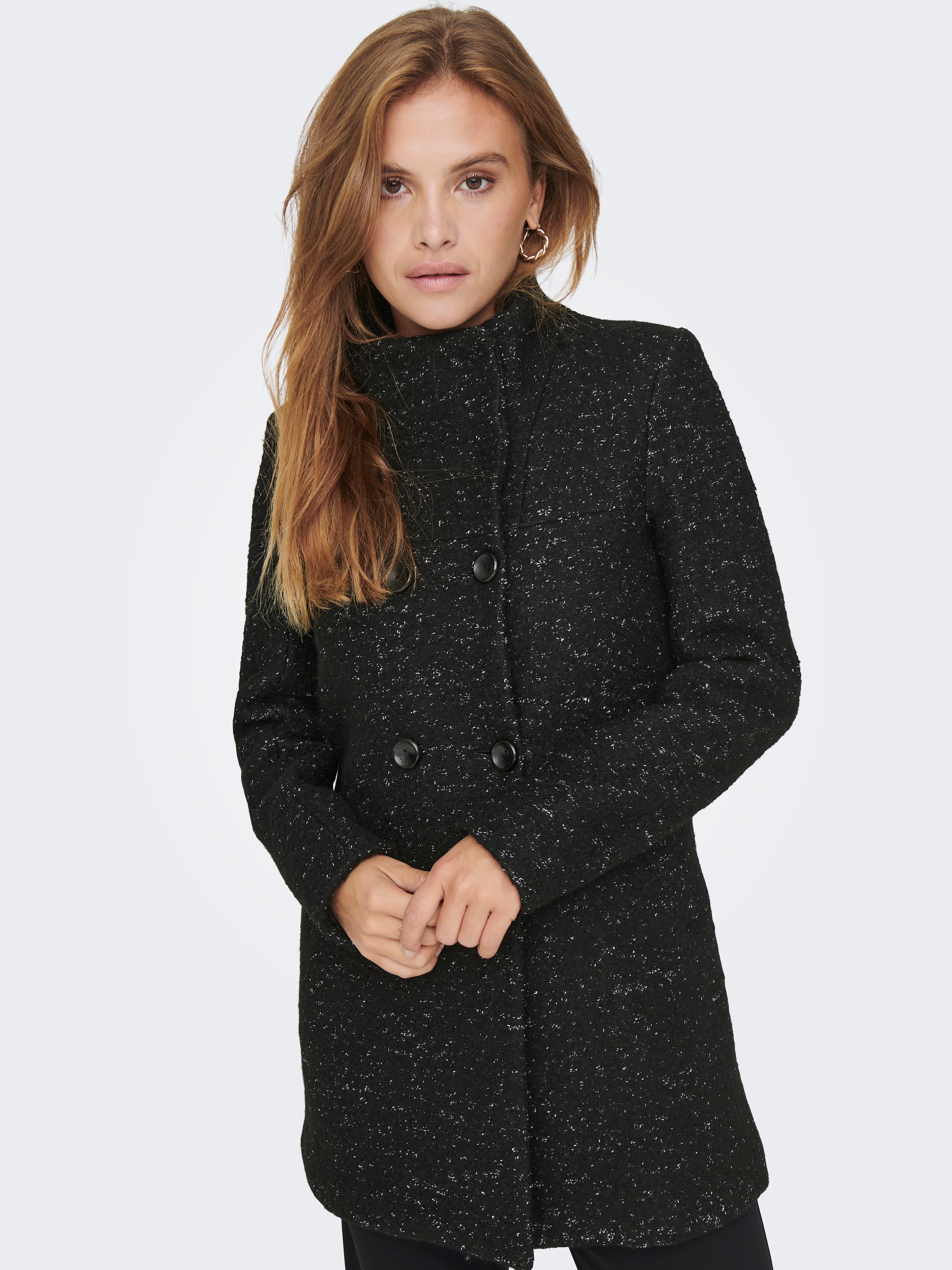 ONLY Langjacke »ONLNEWSOPHIA WOOL COAT OTW CC«, mit Wolle