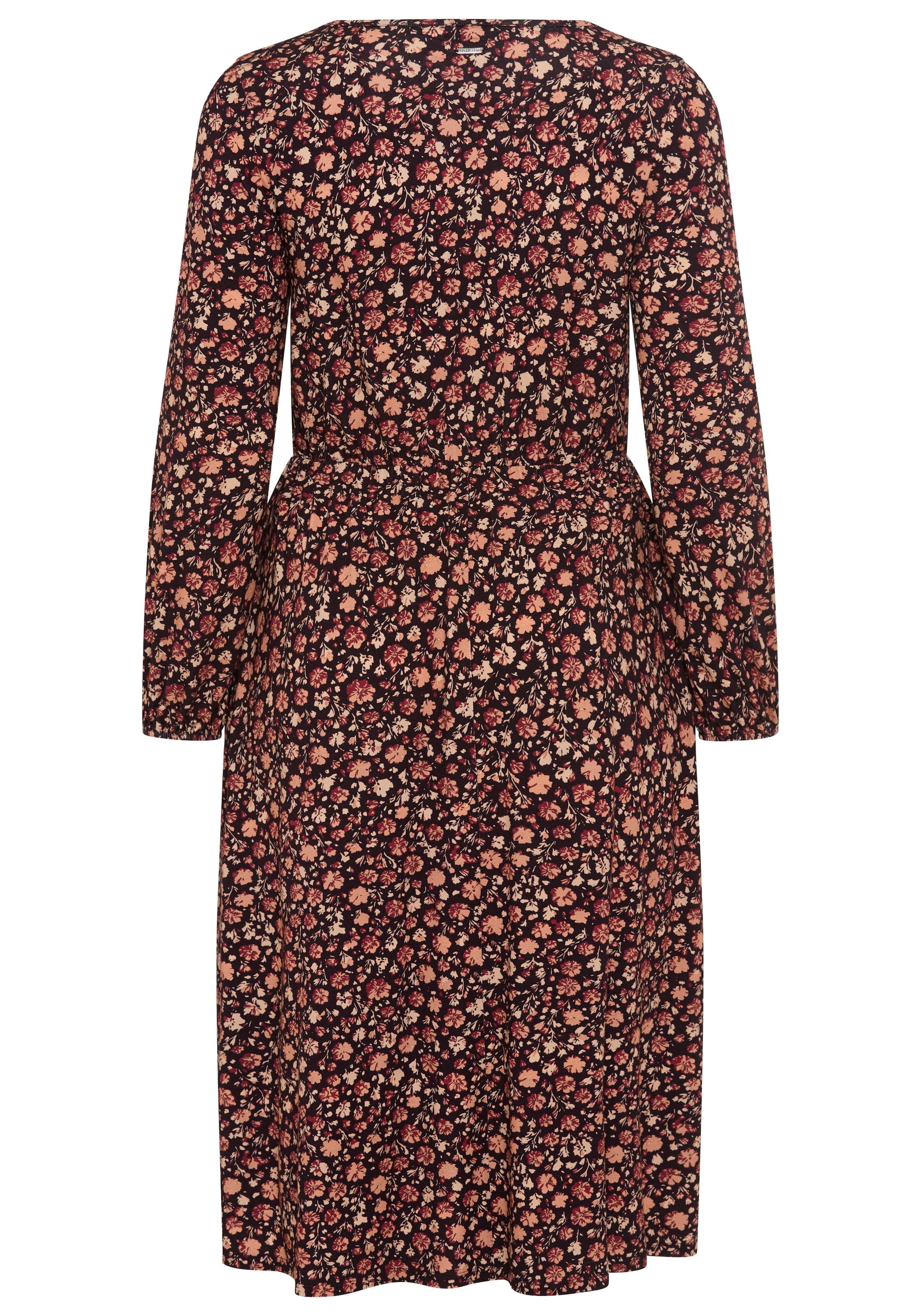 Laura Scott CURVE Robe midi »Grosse Grössen« en mélange de viscose élastique, coupe ajustée