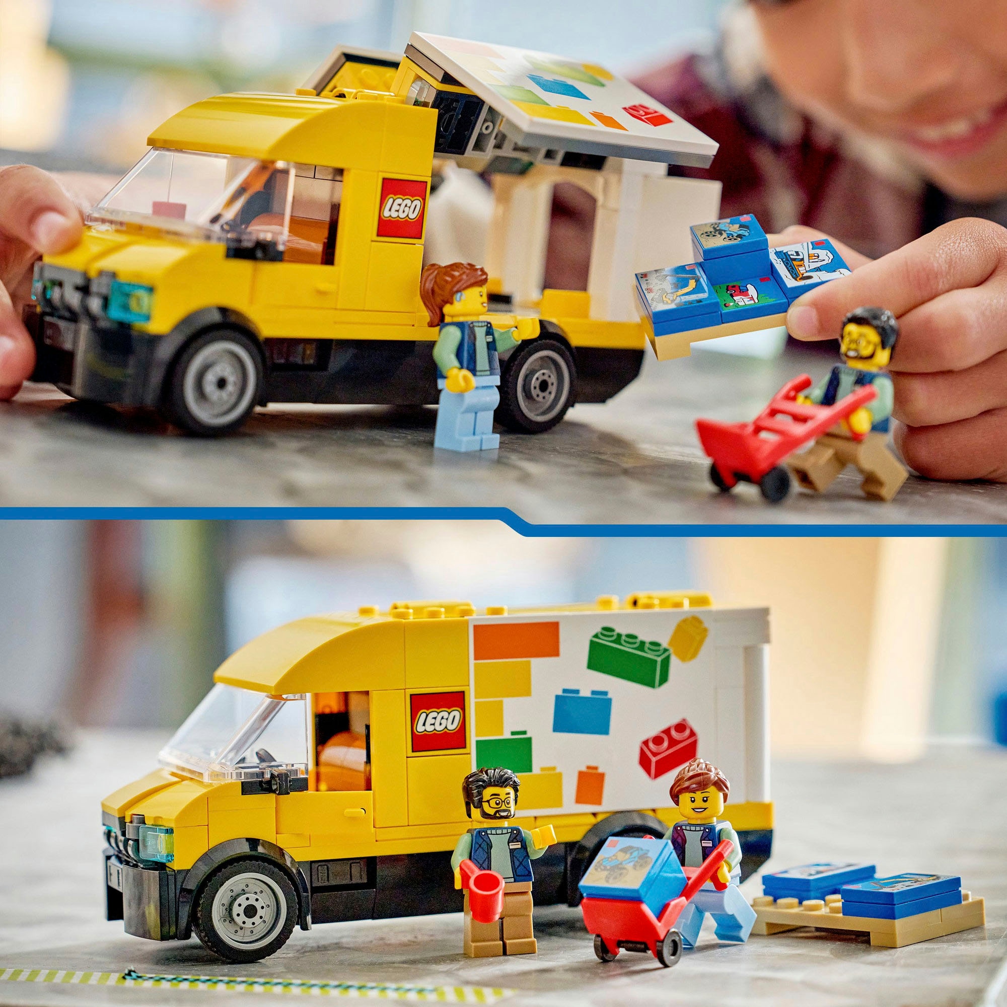 LEGO® Pions de construction »Der LEGO Lieferwagen (60500), LEGO City« Made in Europe