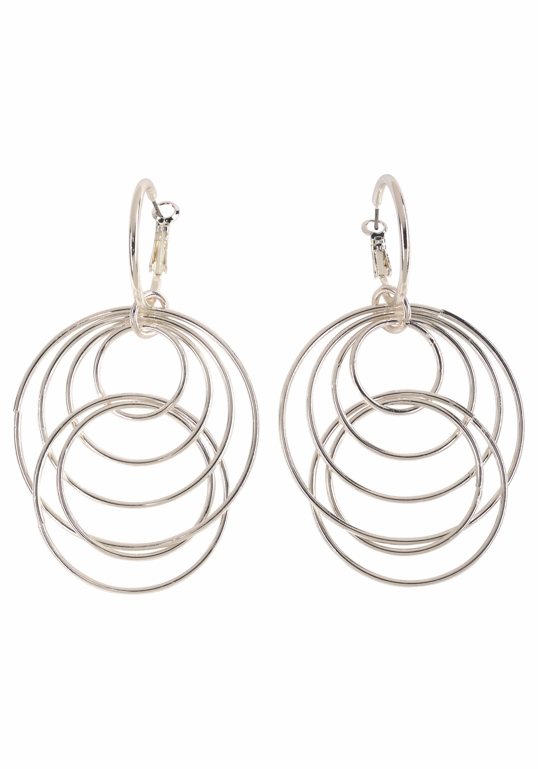 Image of J.Jayz Paar Ohrhänger »mit beweglichen Ringen«, (1 tlg.) bei Ackermann Versand Schweiz