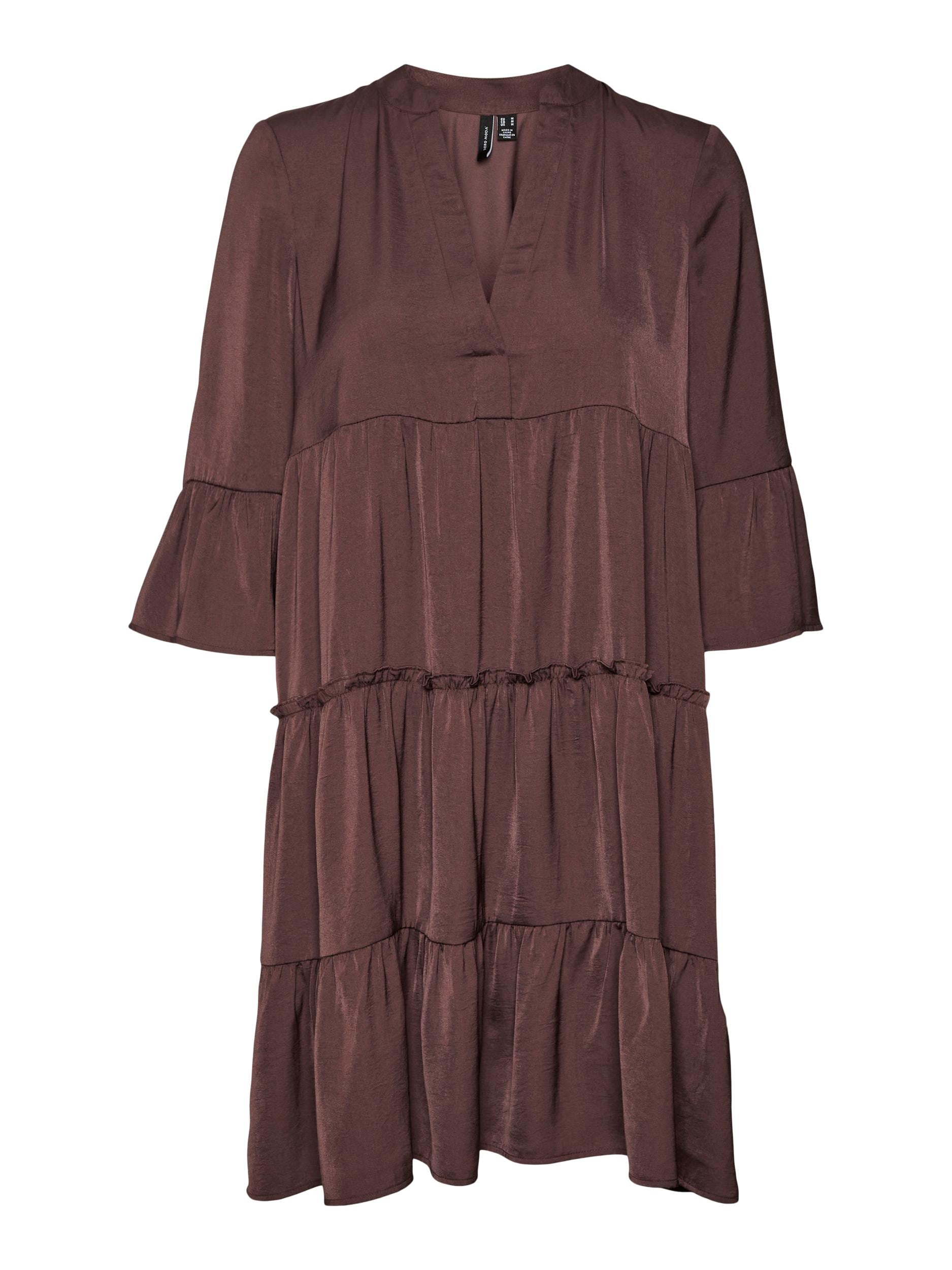 3/4 ♕ versandkostenfrei Moda DRESS »VMKATRINE SHORT auf Vero WVN mit Tunikakleid NOOS«, Volant