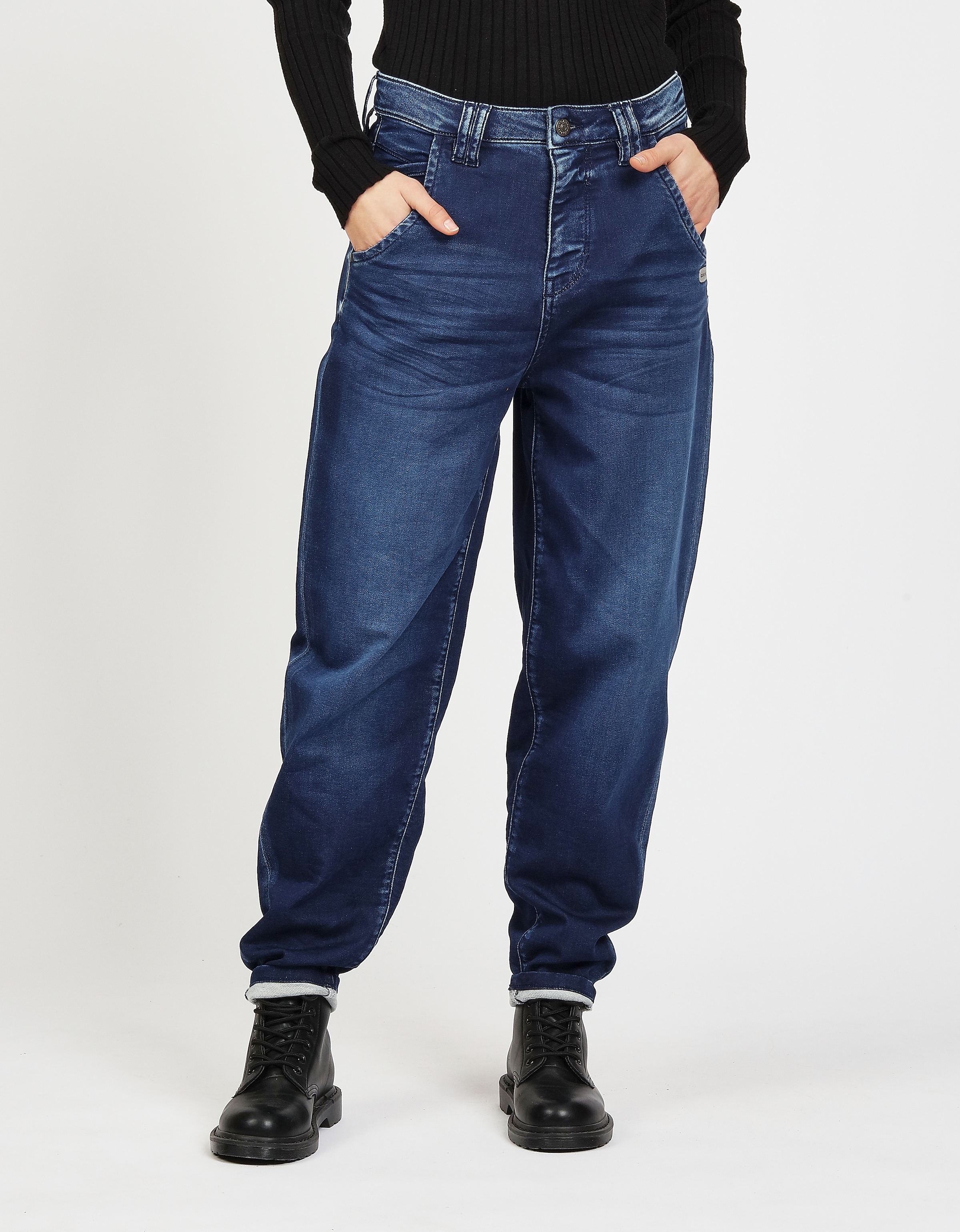 Image of GANG 5-Pocket-Jeans "94VIA JOGGER" mit Kordel, Balloon Fit