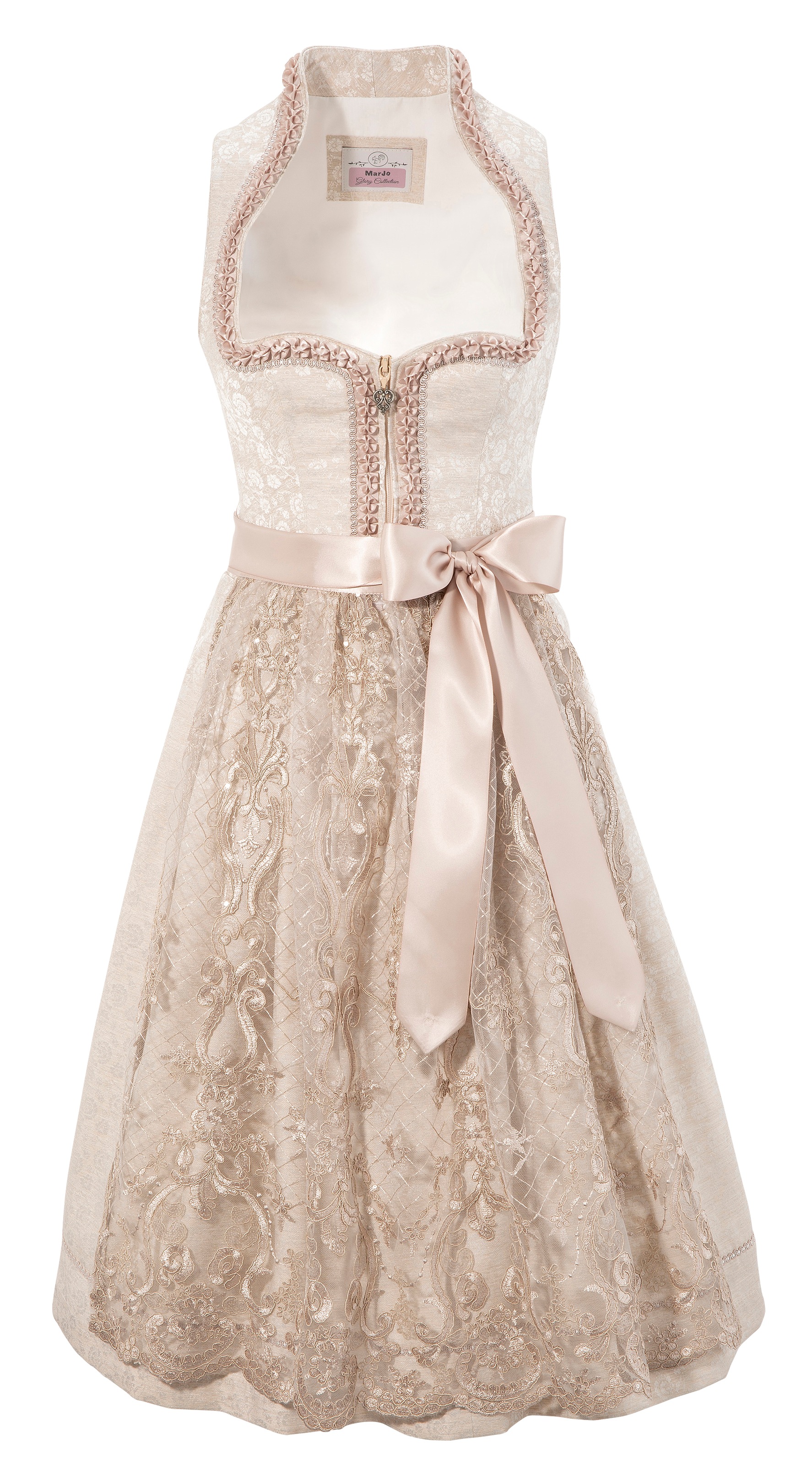 Image of MarJo Dirndl, Damen, midi mit Kelchkragen bei Ackermann Versand Schweiz