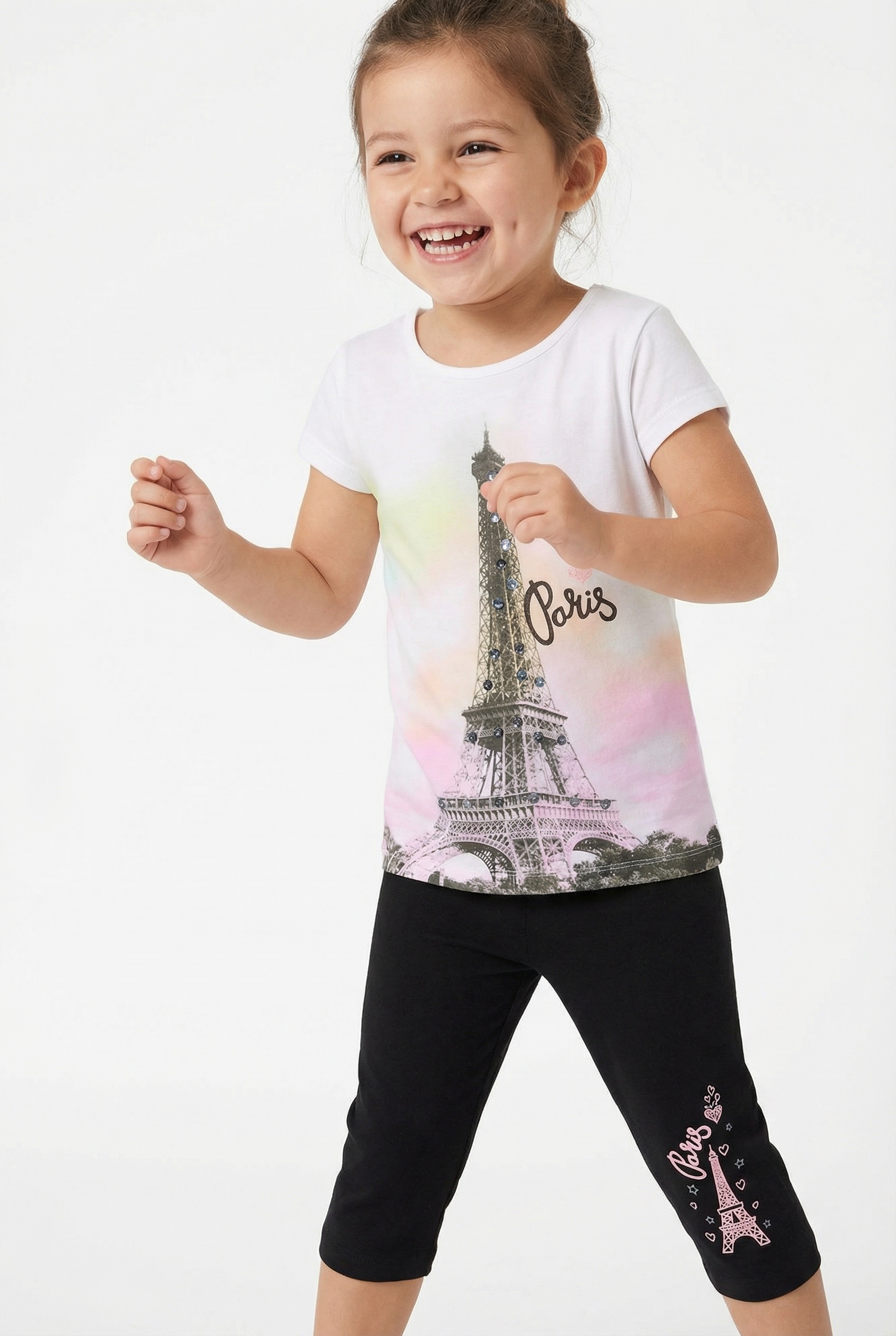 Image of bonprix T-Shirt Set, 2 Stk. Slim Fit, Kurzarm, aus Baumwolle und Elasthan
