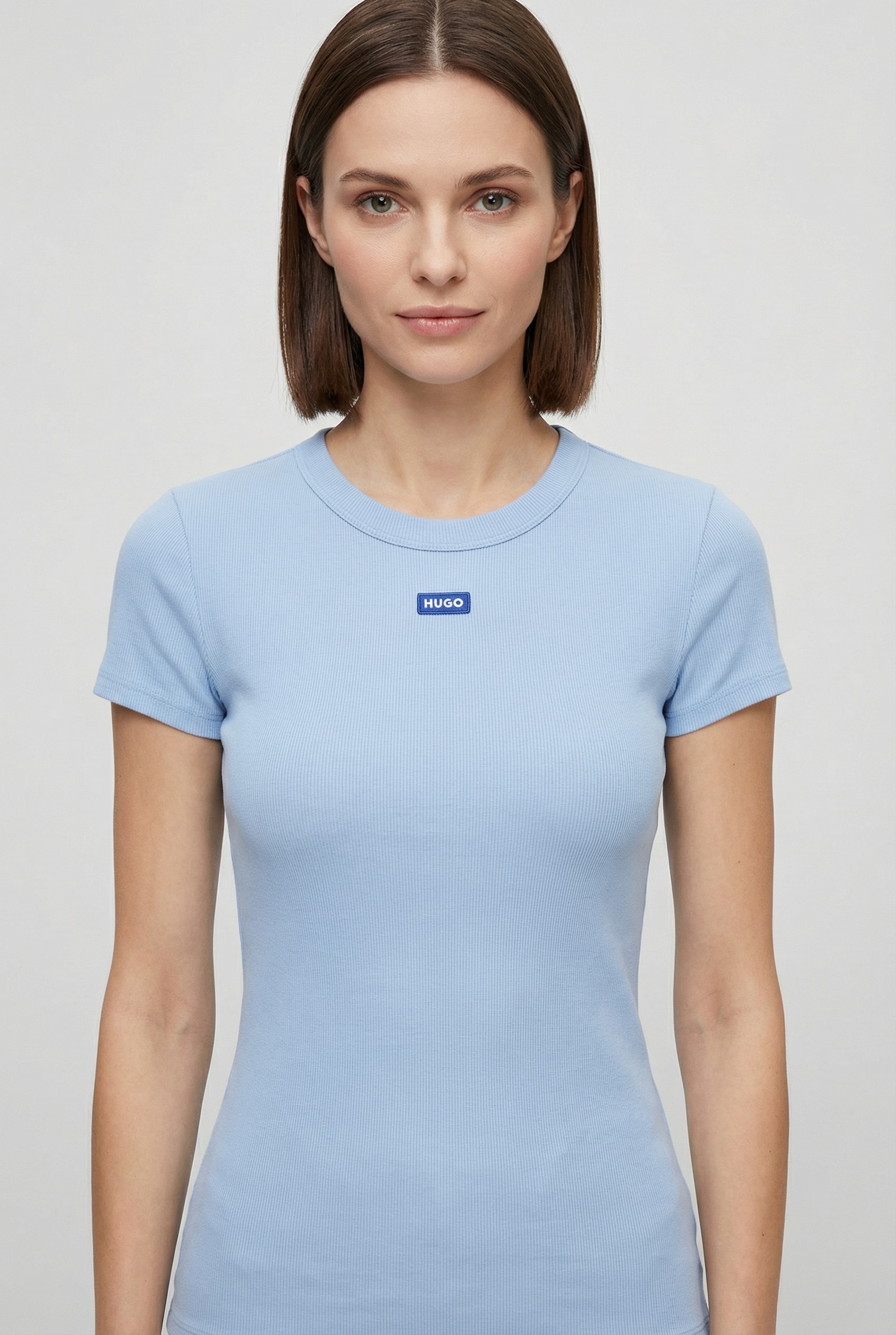 Image of HUGO T-Shirt "Easy Tee" mit HUGO Aufnäher