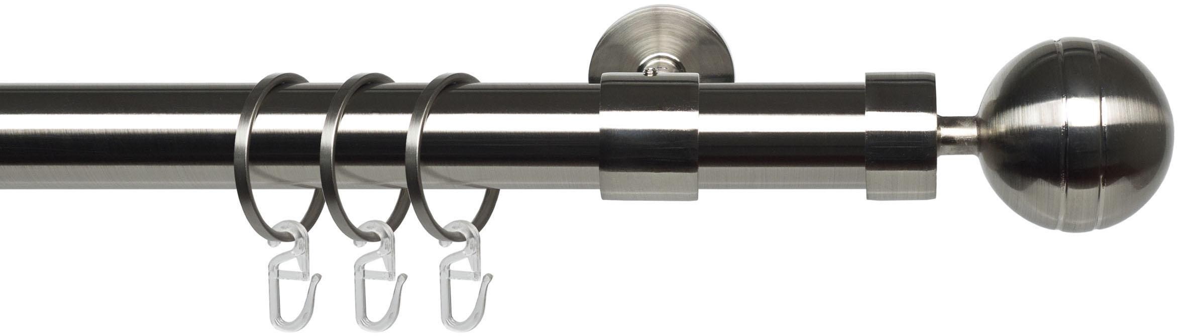 Image of Liedeco Gardinenstange »Kugel edelstahl-optik«, 1 läufig-läufig, Fixmass bei Ackermann Versand Schweiz